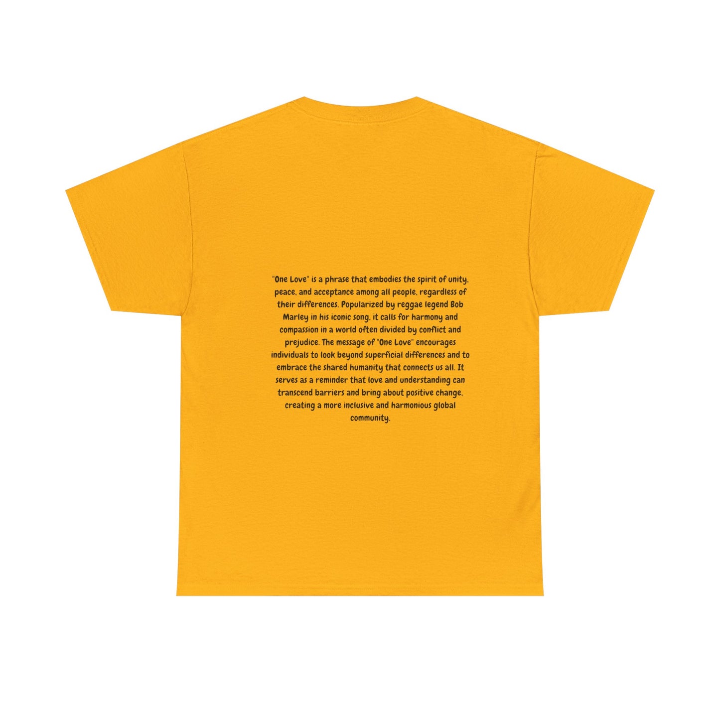 T-Shirt - One Love One Unity Graphic Tee