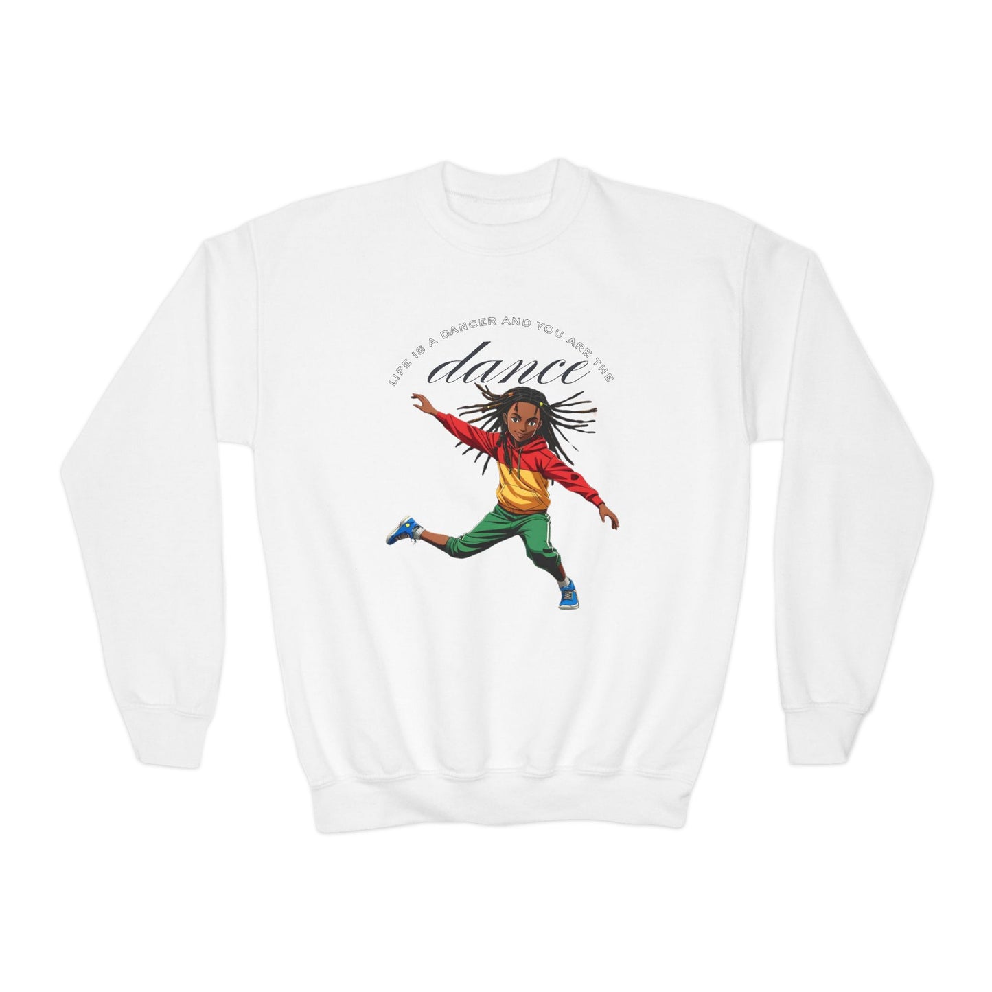 Youth Crewneck Sweatshirt - 'You are the Dance'