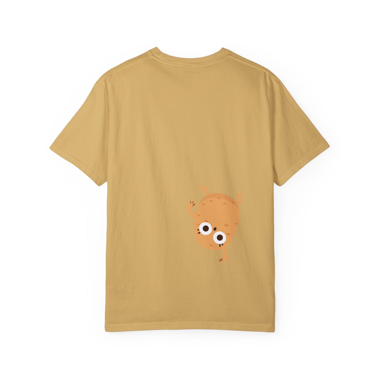 Cute Potato Unisex Garment-Dyed T-Shirt - Fun and Whimsical Design