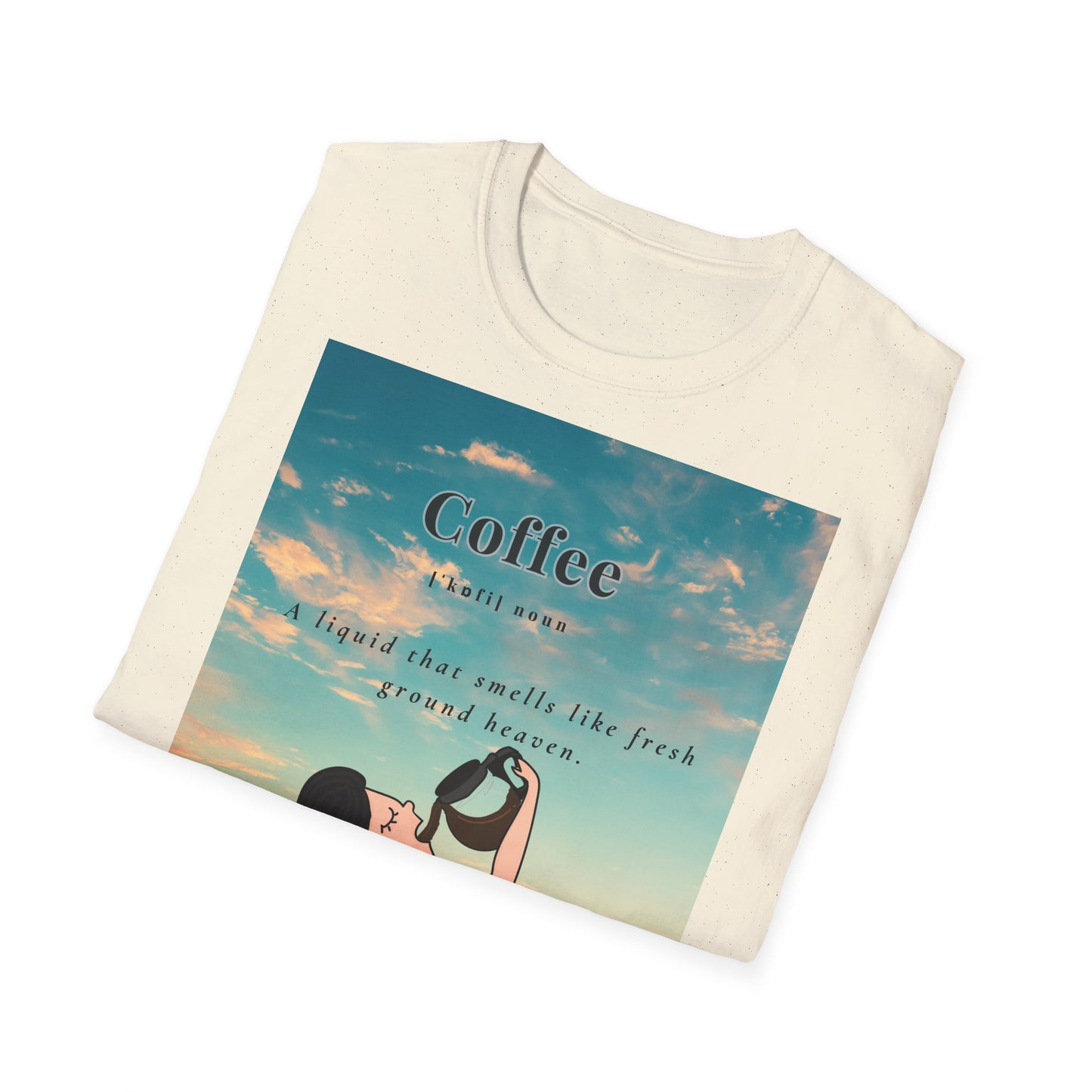 Coffee Heaven Unisex T-Shirt - Caffeine Lovers Gift