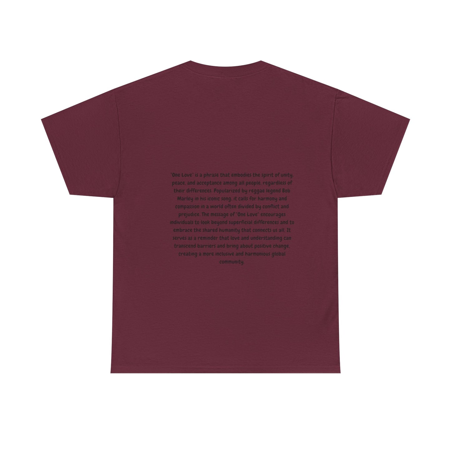 T-Shirt - One Love One Unity Graphic Tee