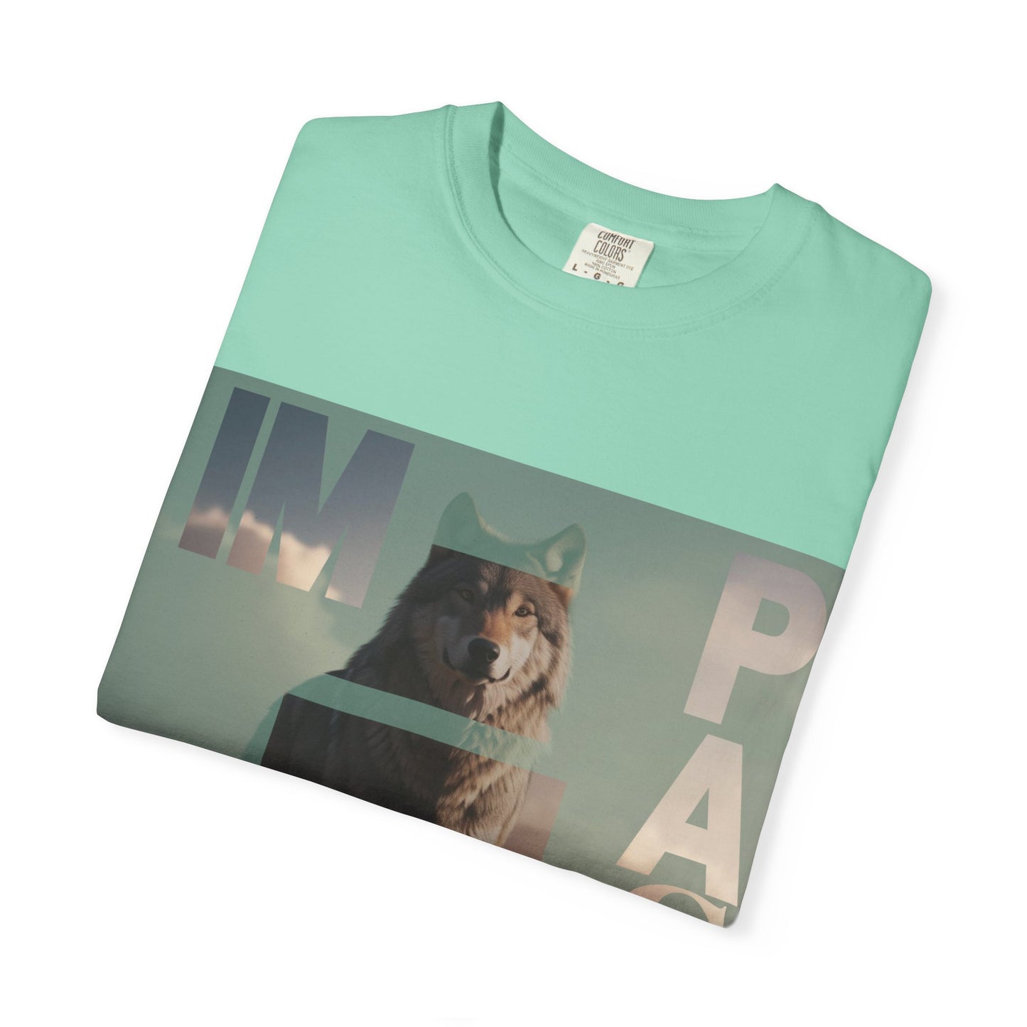 Im pact Wolf Unisex Garment-Dyed T-shirt - Nature Inspired Graphic Tee