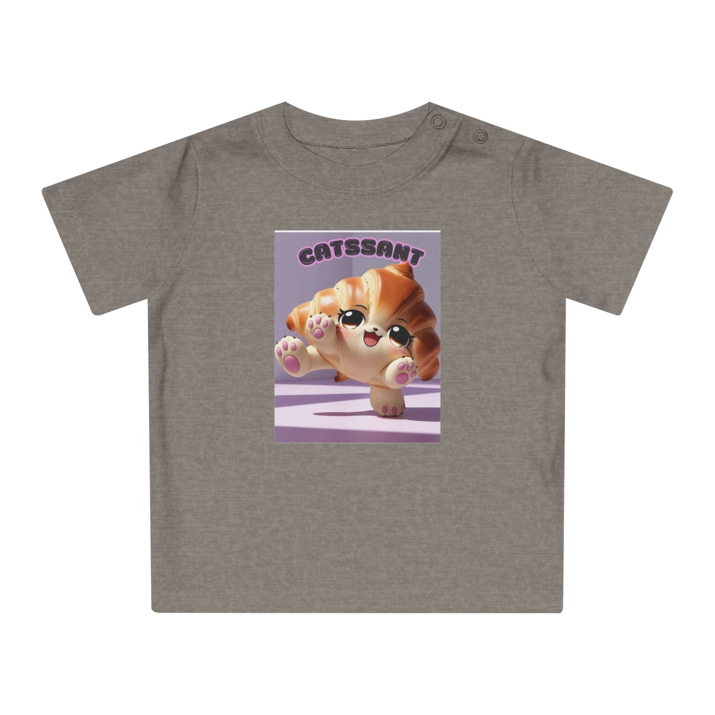 Cat Croissant Baby T-Shirt
