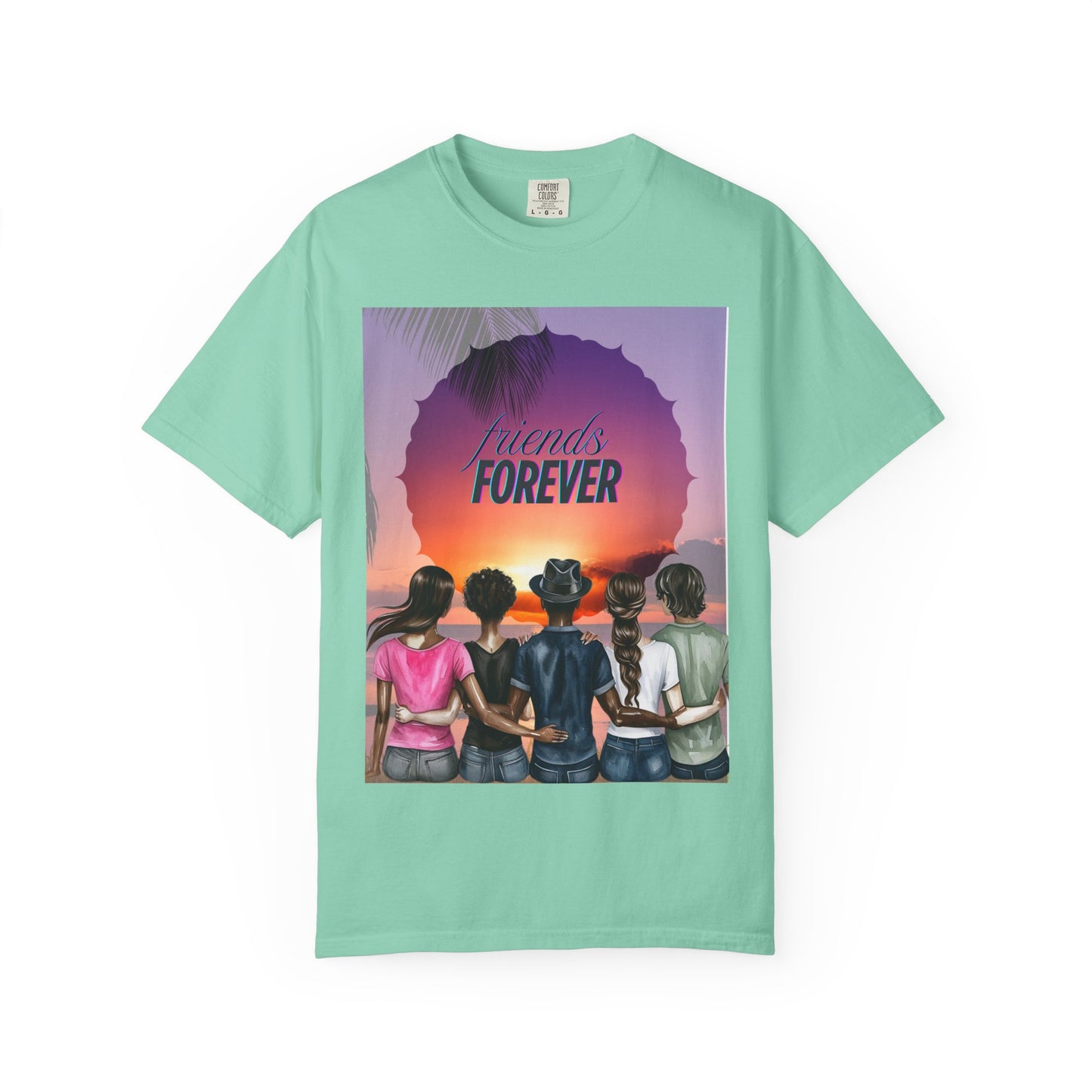 Sunset Friends Forever T-shirt