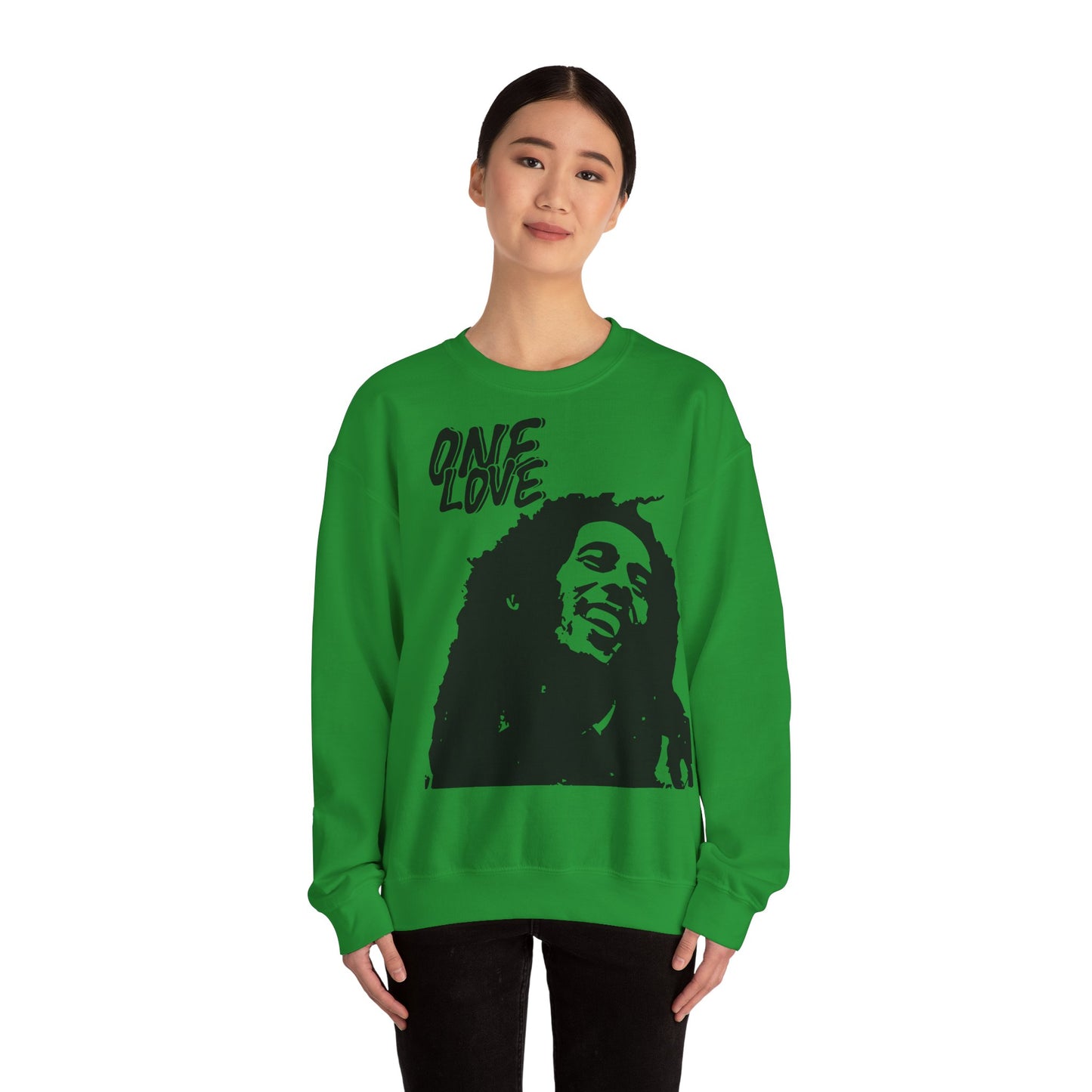 Unisex Heavy Blend™ Crewneck Sweatshirt with some love and unity