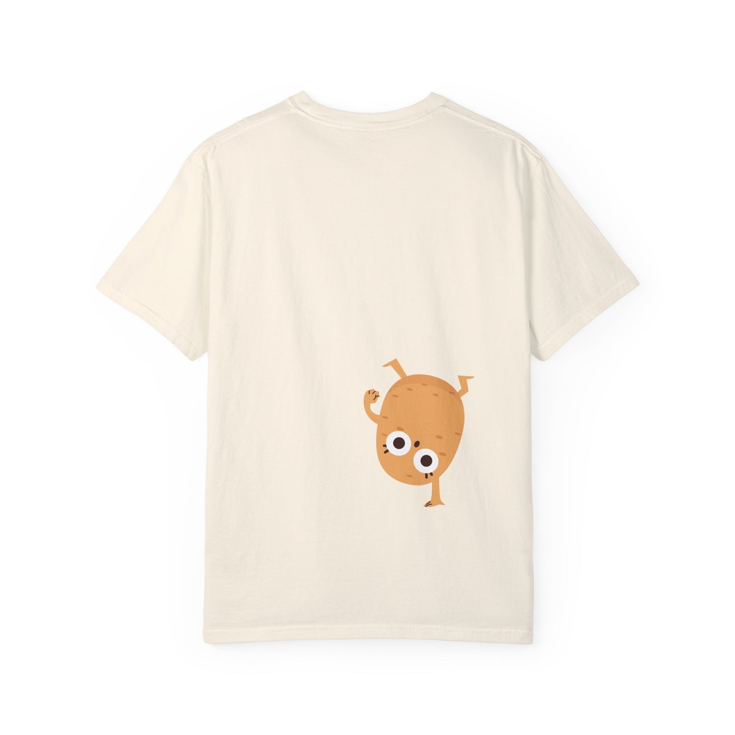 Cute Potato Unisex Garment-Dyed T-Shirt - Fun and Whimsical Design