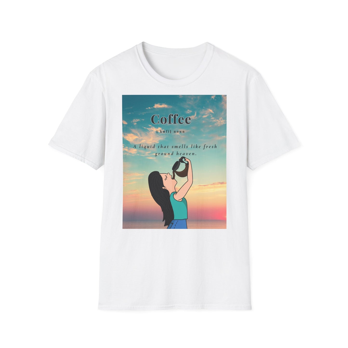 Coffee Heaven Unisex T-Shirt - Caffeine Lovers Gift