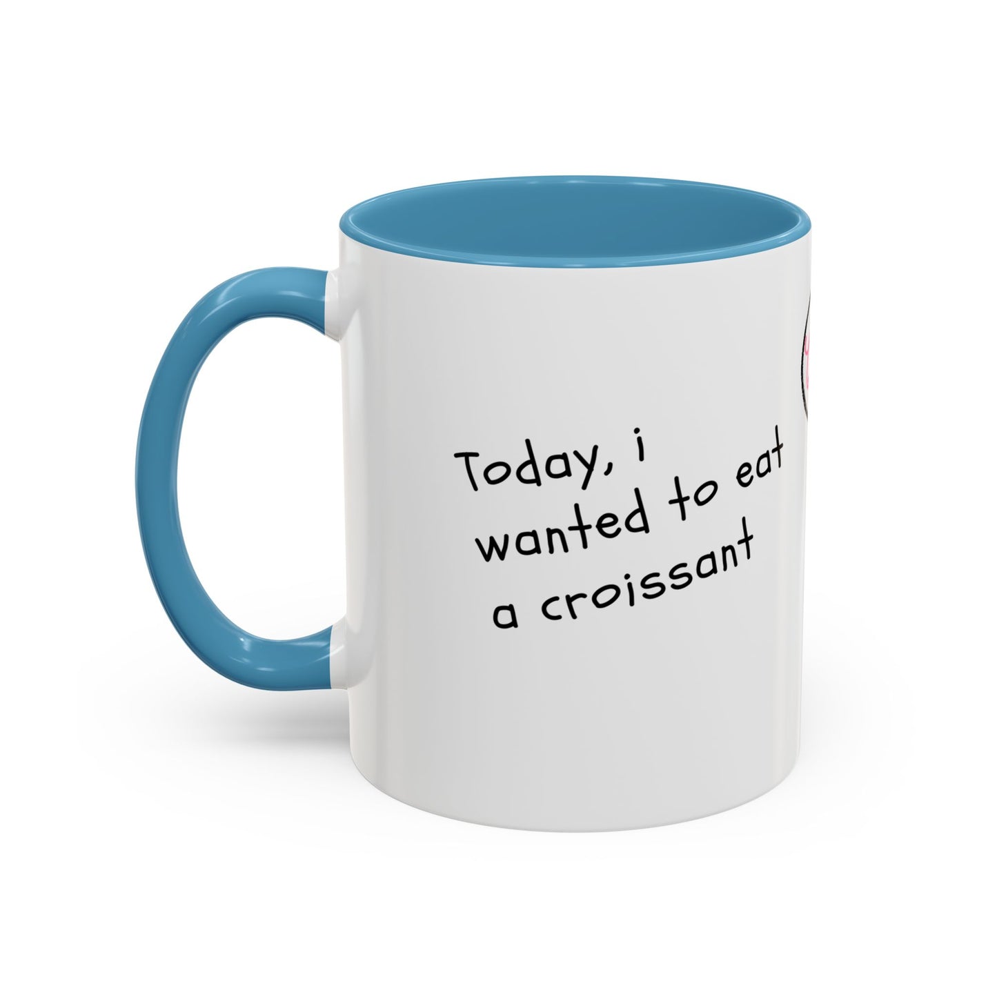 Mug Capybara Croissant Funny Cute Coffee Tea