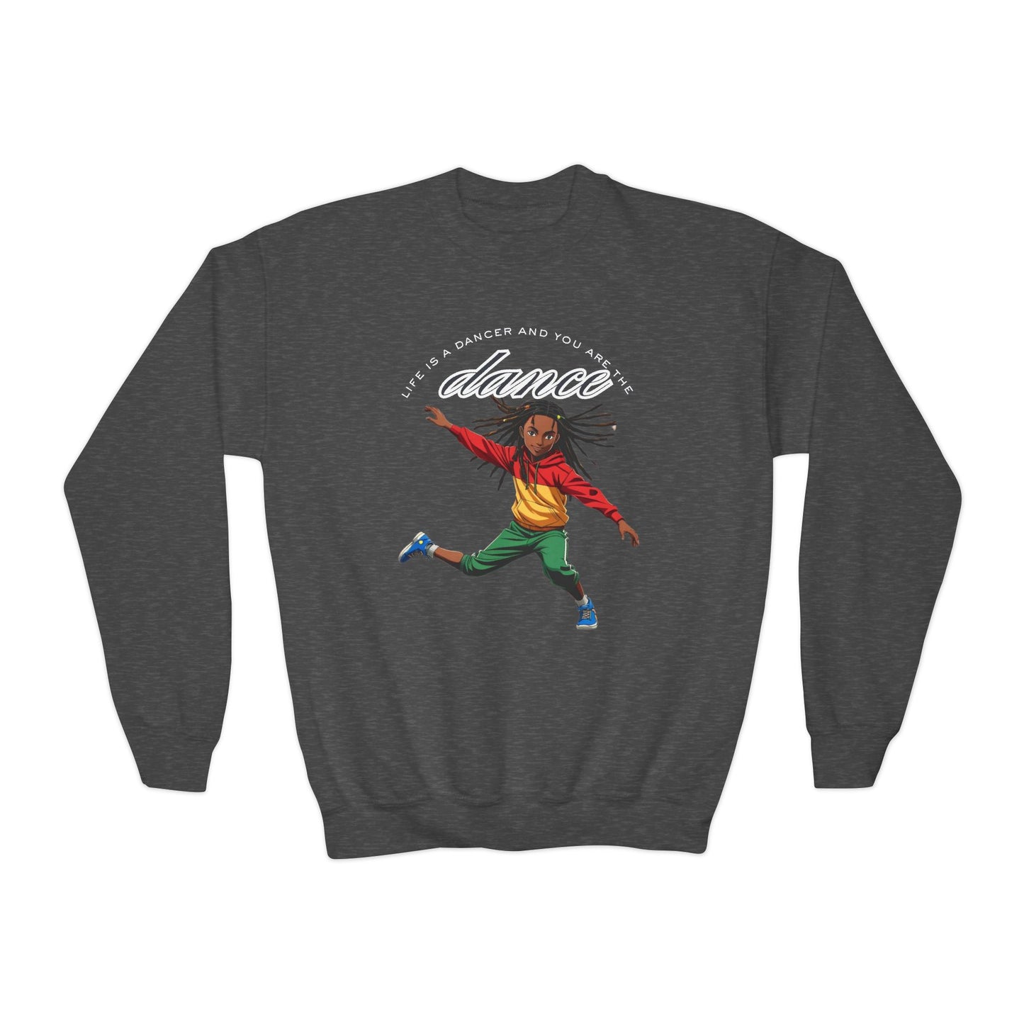 Youth Crewneck Sweatshirt - 'You are the Dance'