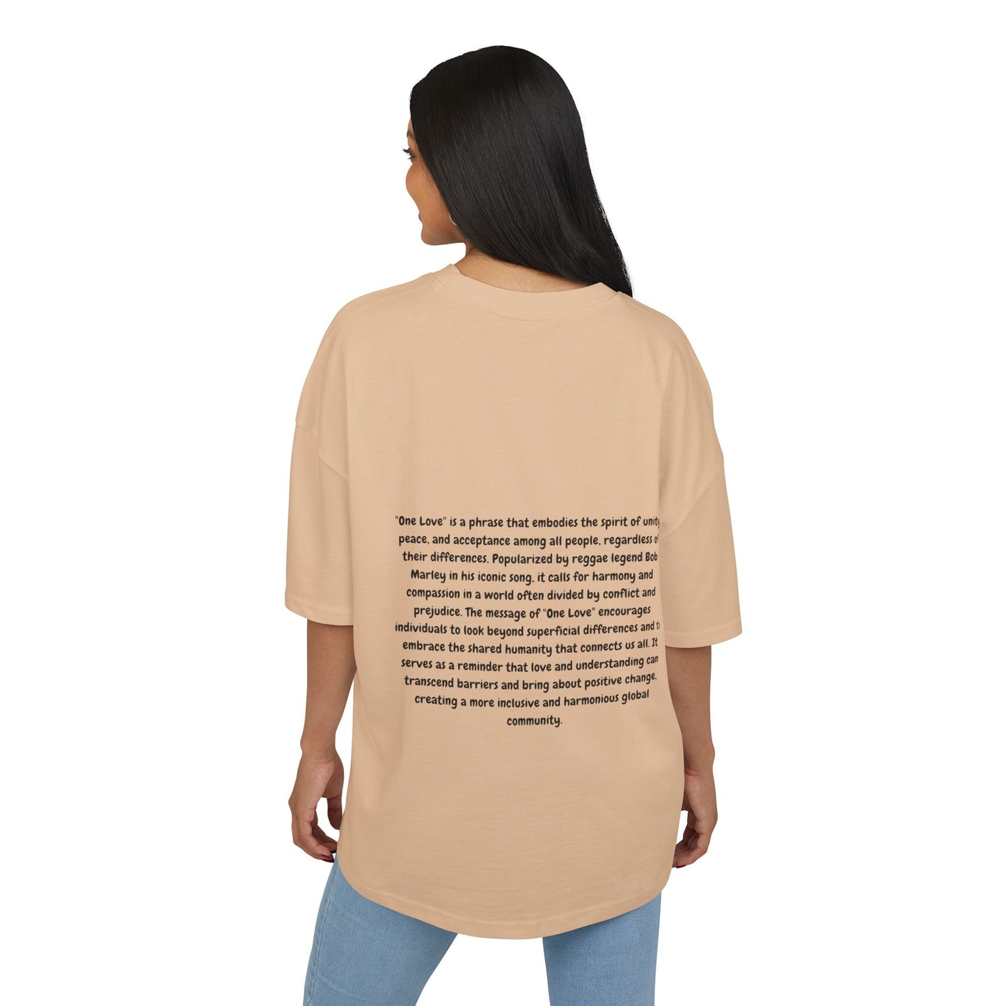 Unisex Box Tee - 'One Love' Empowerment Shirt