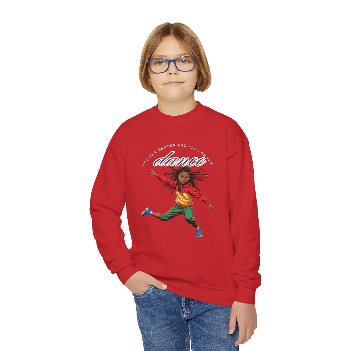 Youth Crewneck Sweatshirt - 'You are the Dance'