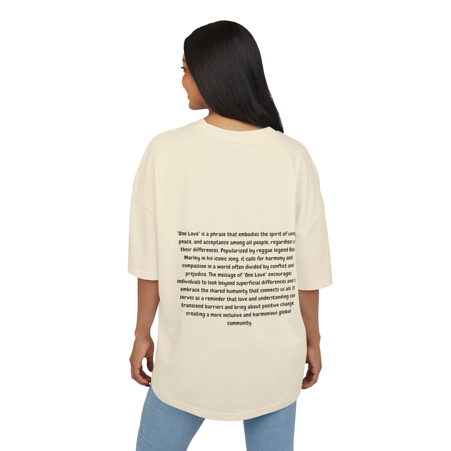Unisex Box Tee - 'One Love' Empowerment Shirt