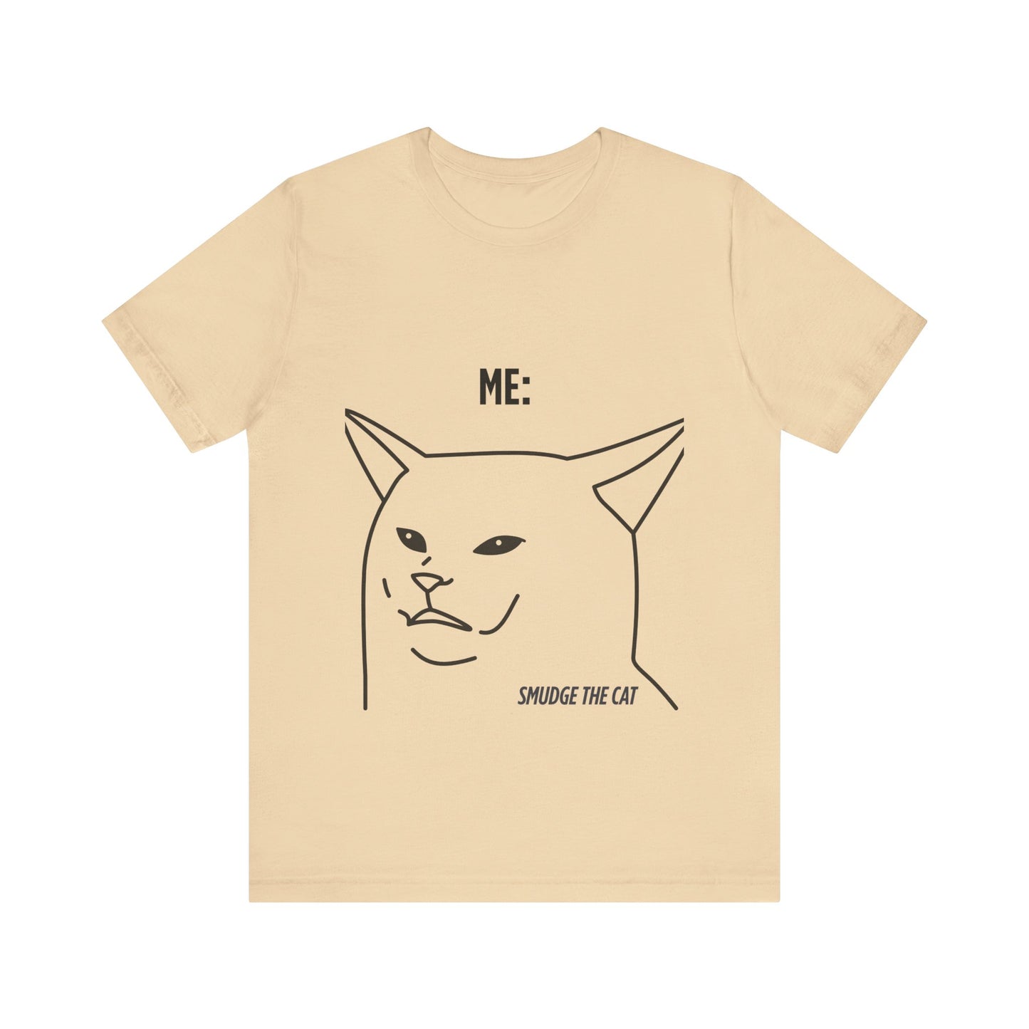 Funny Cat Graphic Tee - Smudge the Cat Design for Cat Lovers