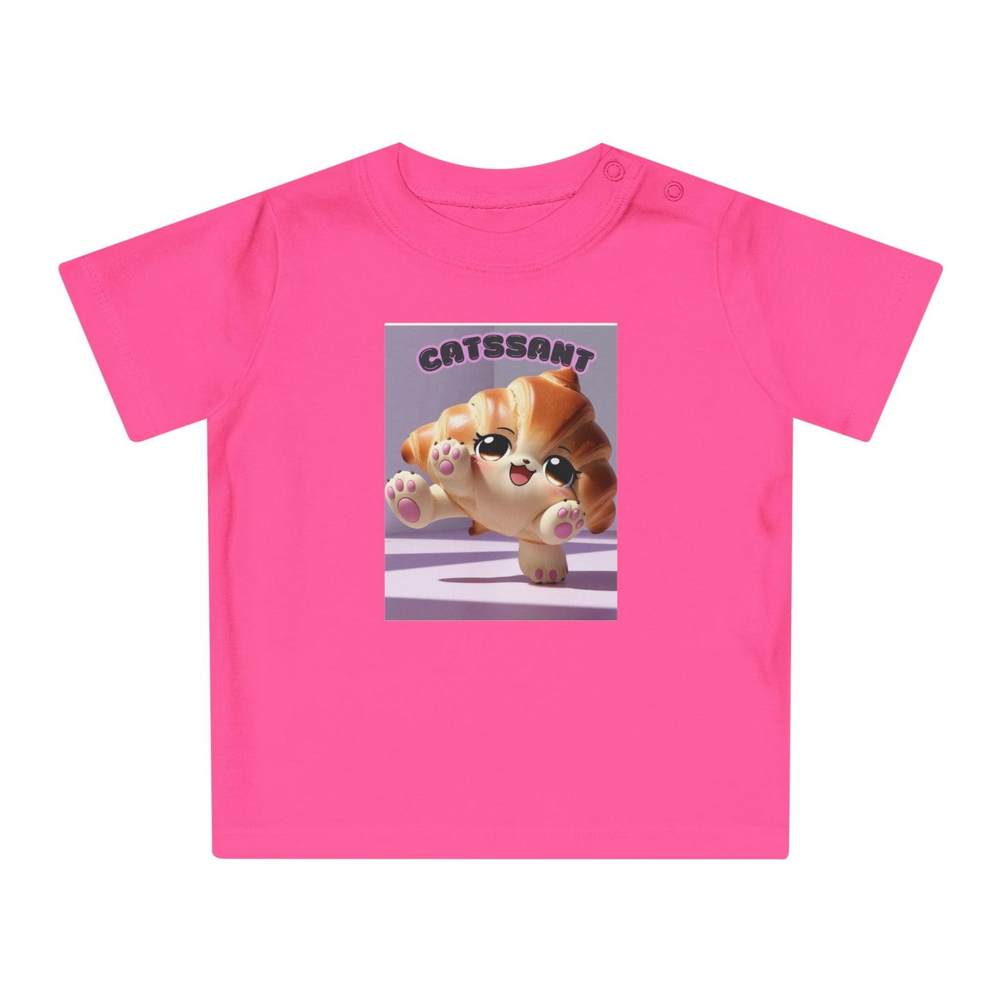 Cat Croissant Baby T-Shirt