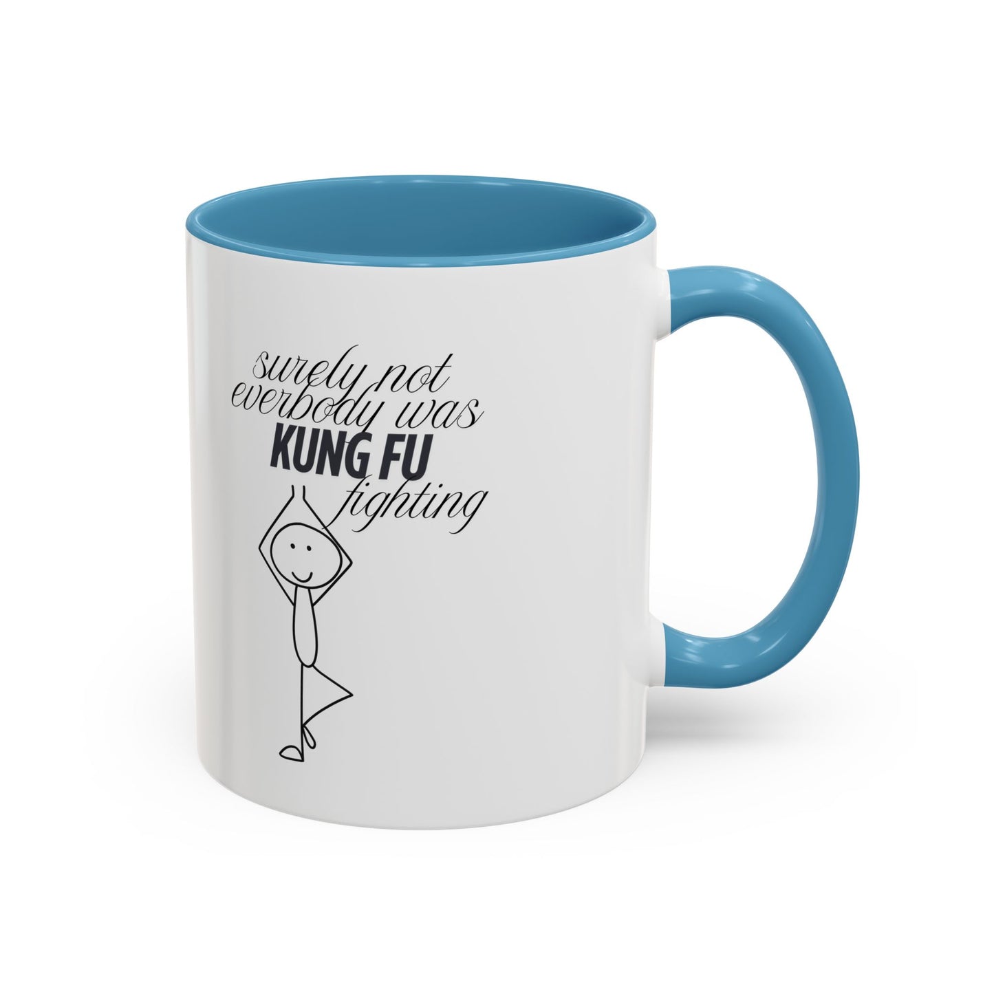 Funny Kung Fu Fighting Coffee Mug - Playful Accent Mug for Coffee Lovers