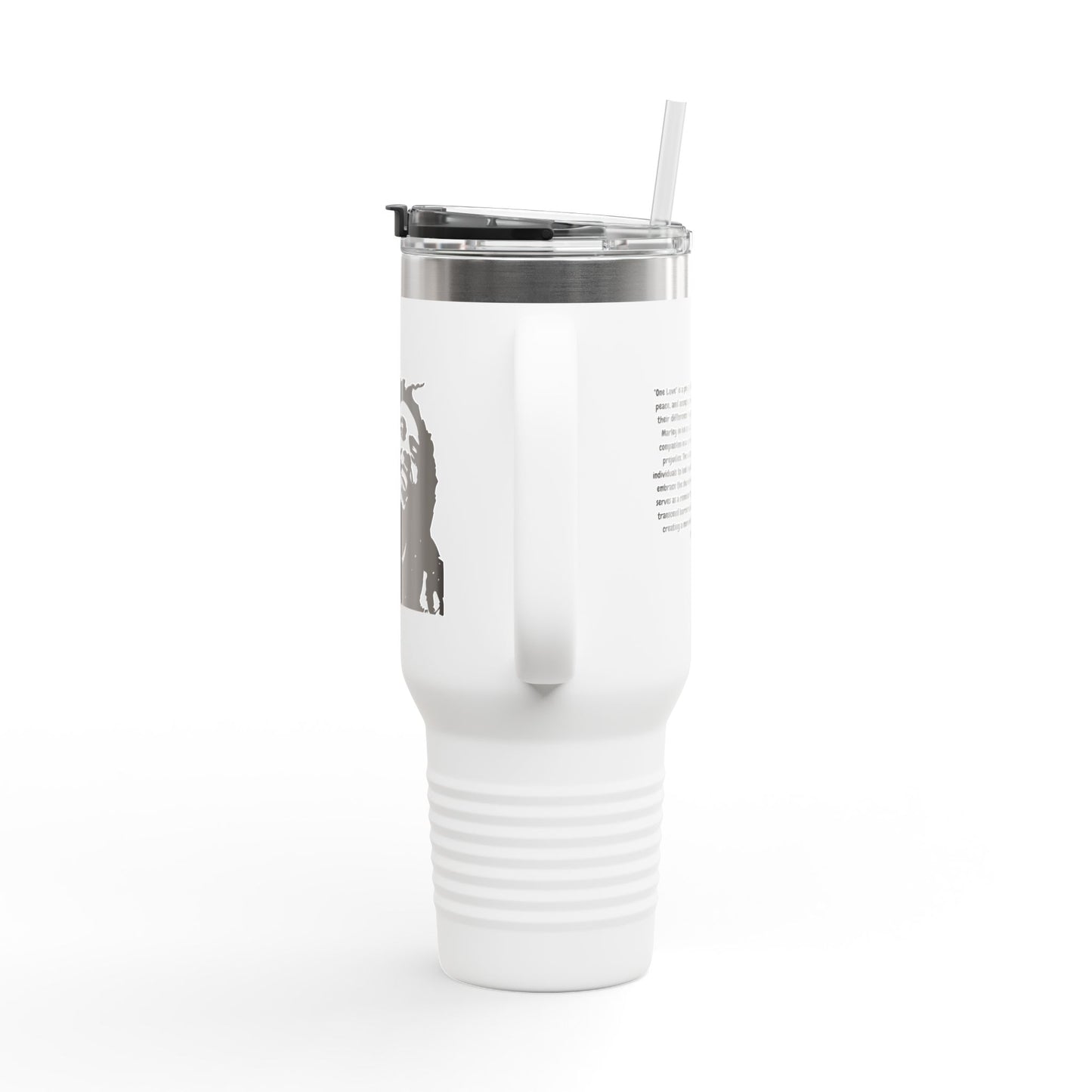 Insulated Travel Mug - One Love Design, 40oz - Perfect for Travel & Everyday Use