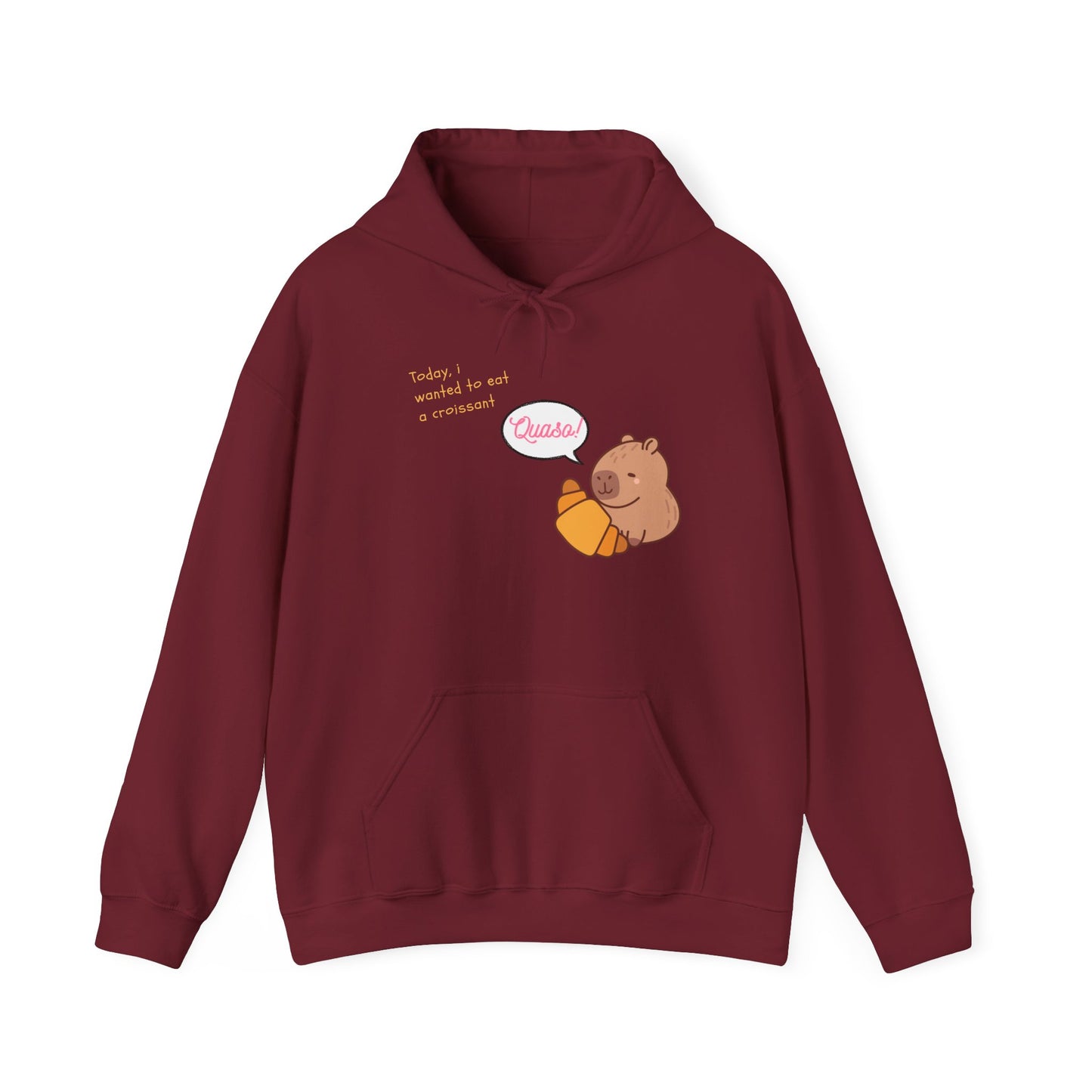 Funny Capybara Hooded Sweatshirt