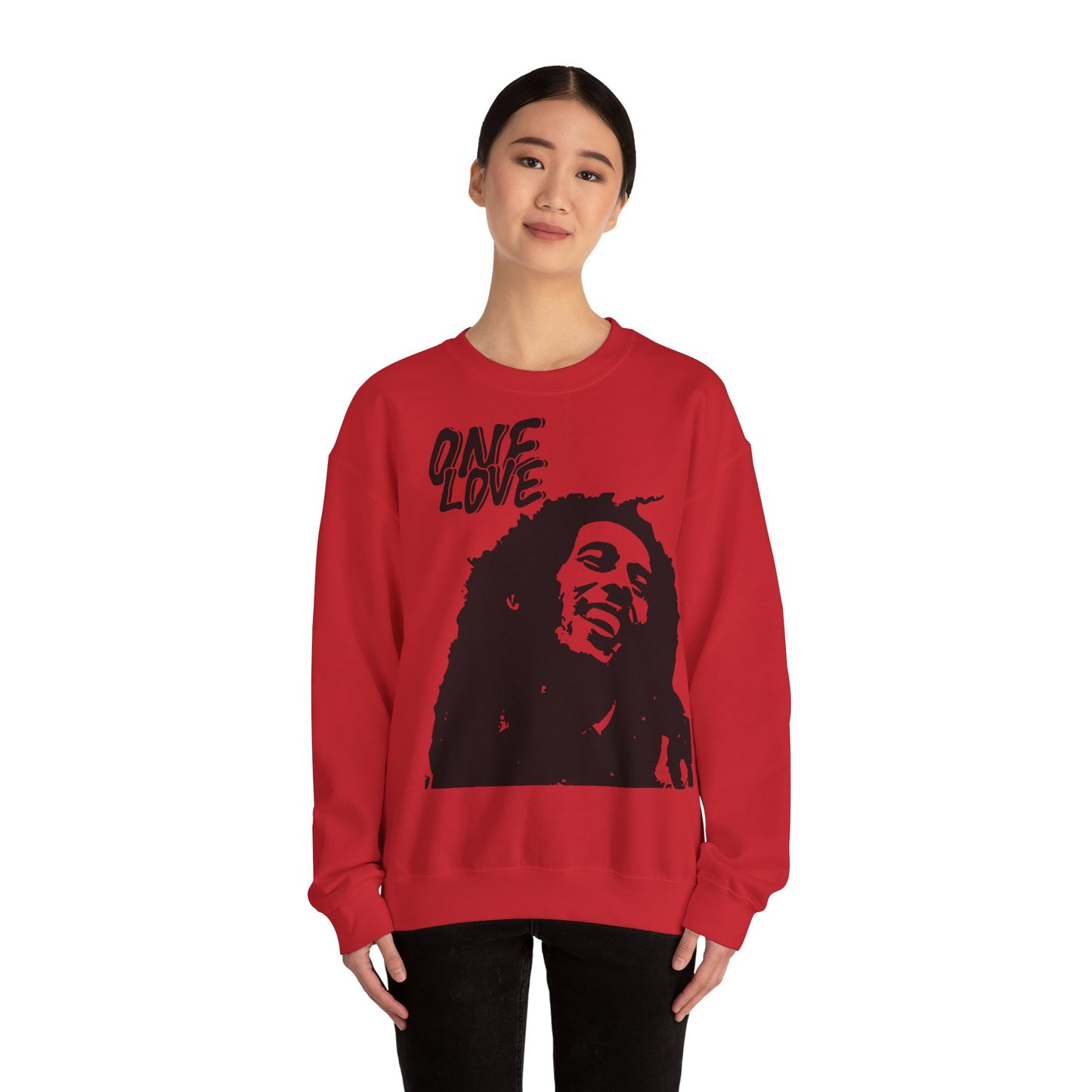 Unisex Heavy Blend™ Crewneck Sweatshirt with some love and unity