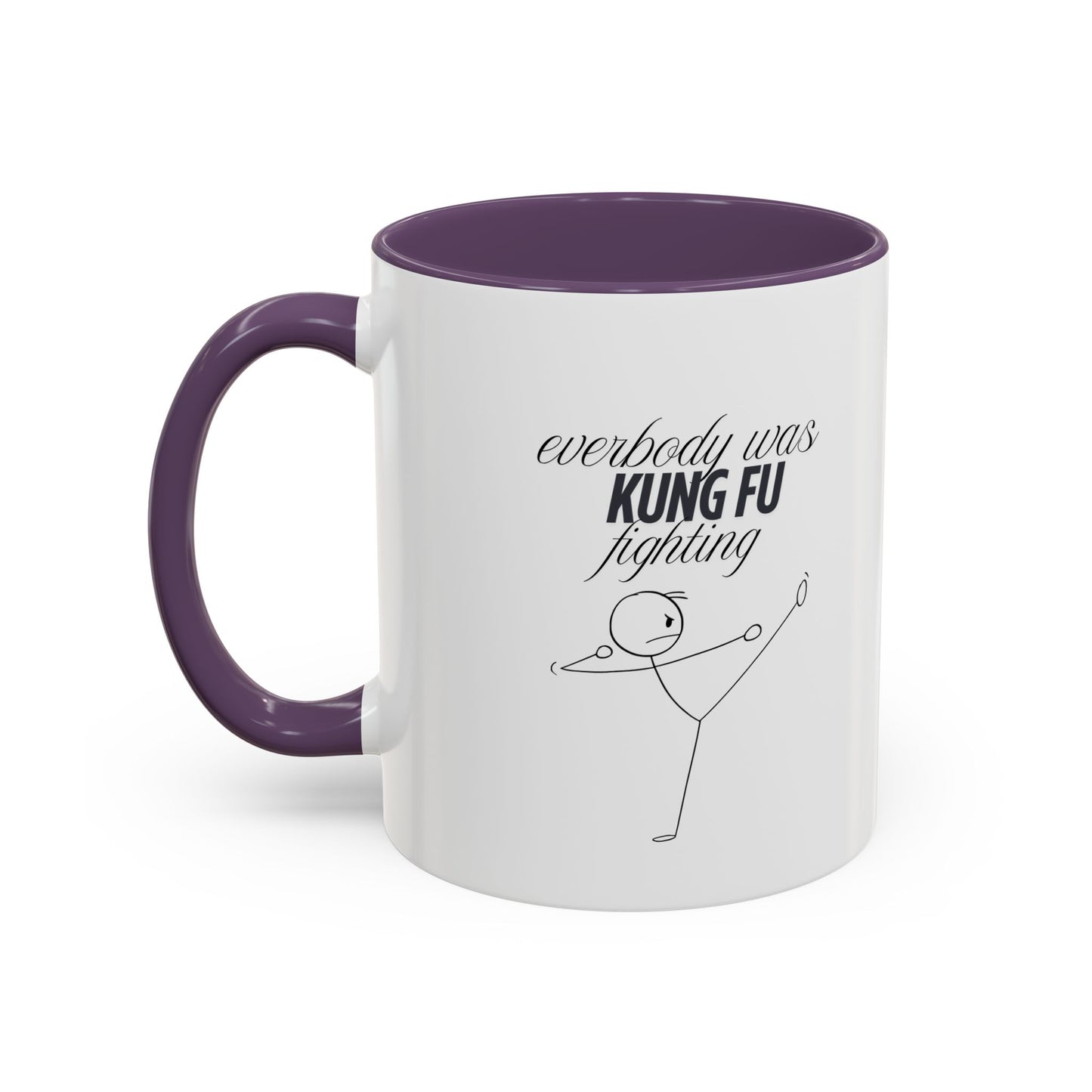 Funny Kung Fu Fighting Coffee Mug - Playful Accent Mug for Coffee Lovers