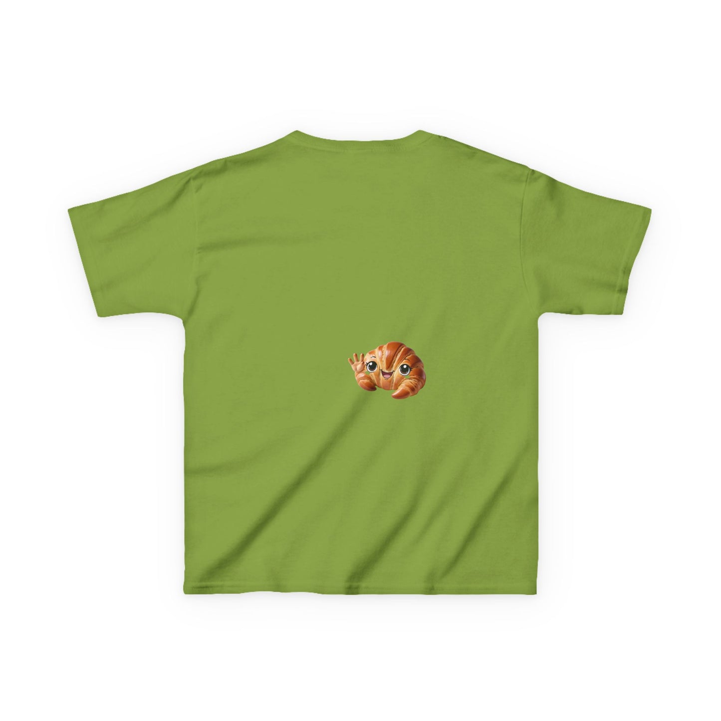 Flake It 'Til You Make It Kids Tee - Fun Croissant Design