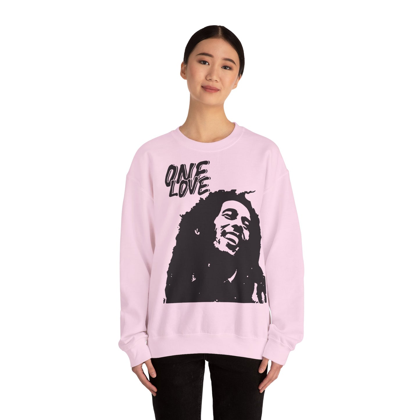 Unisex Heavy Blend™ Crewneck Sweatshirt with some love and unity