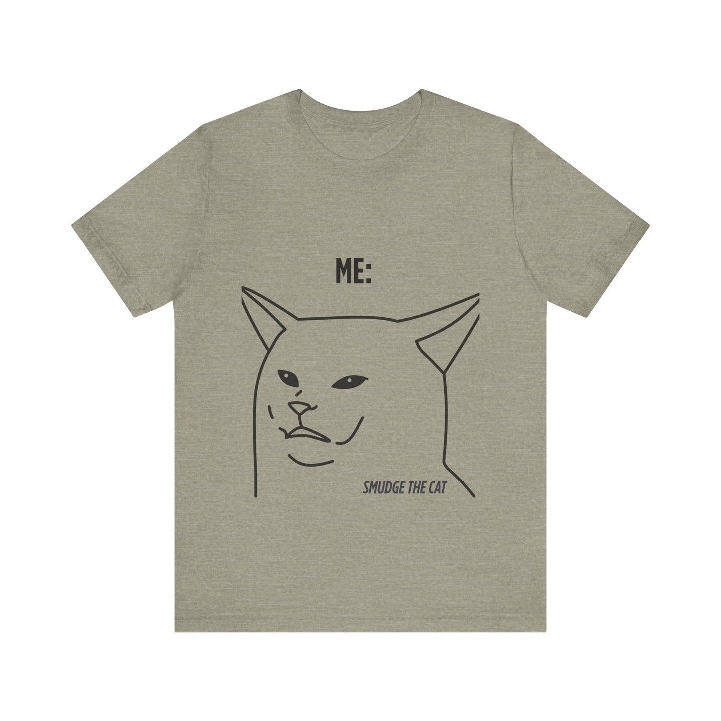 Funny Cat Graphic Tee - Smudge the Cat Design for Cat Lovers