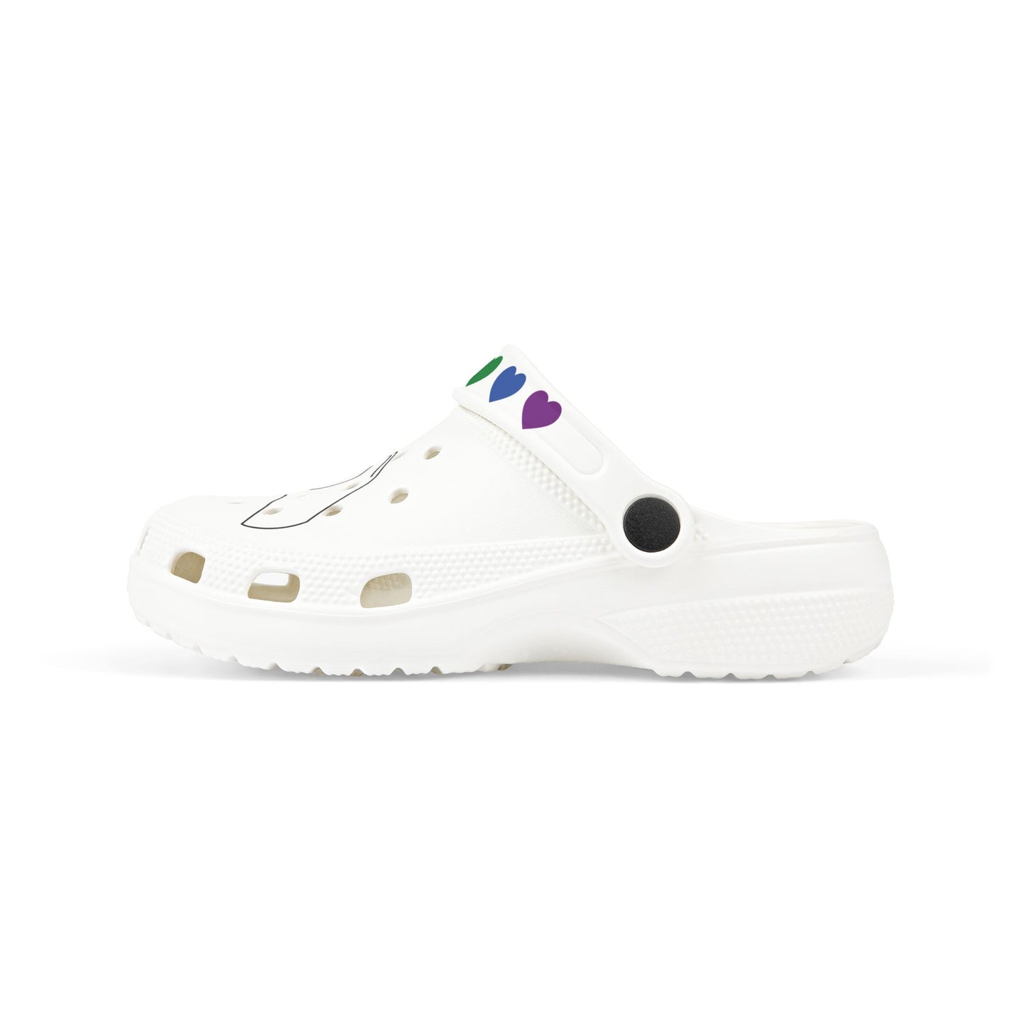Kid's Clogs Love Heart Hands Design