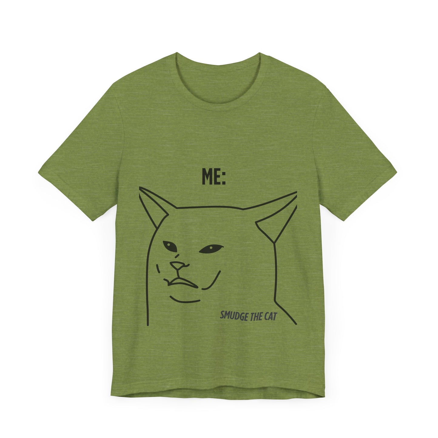 Funny Cat Graphic Tee - Smudge the Cat Design for Cat Lovers