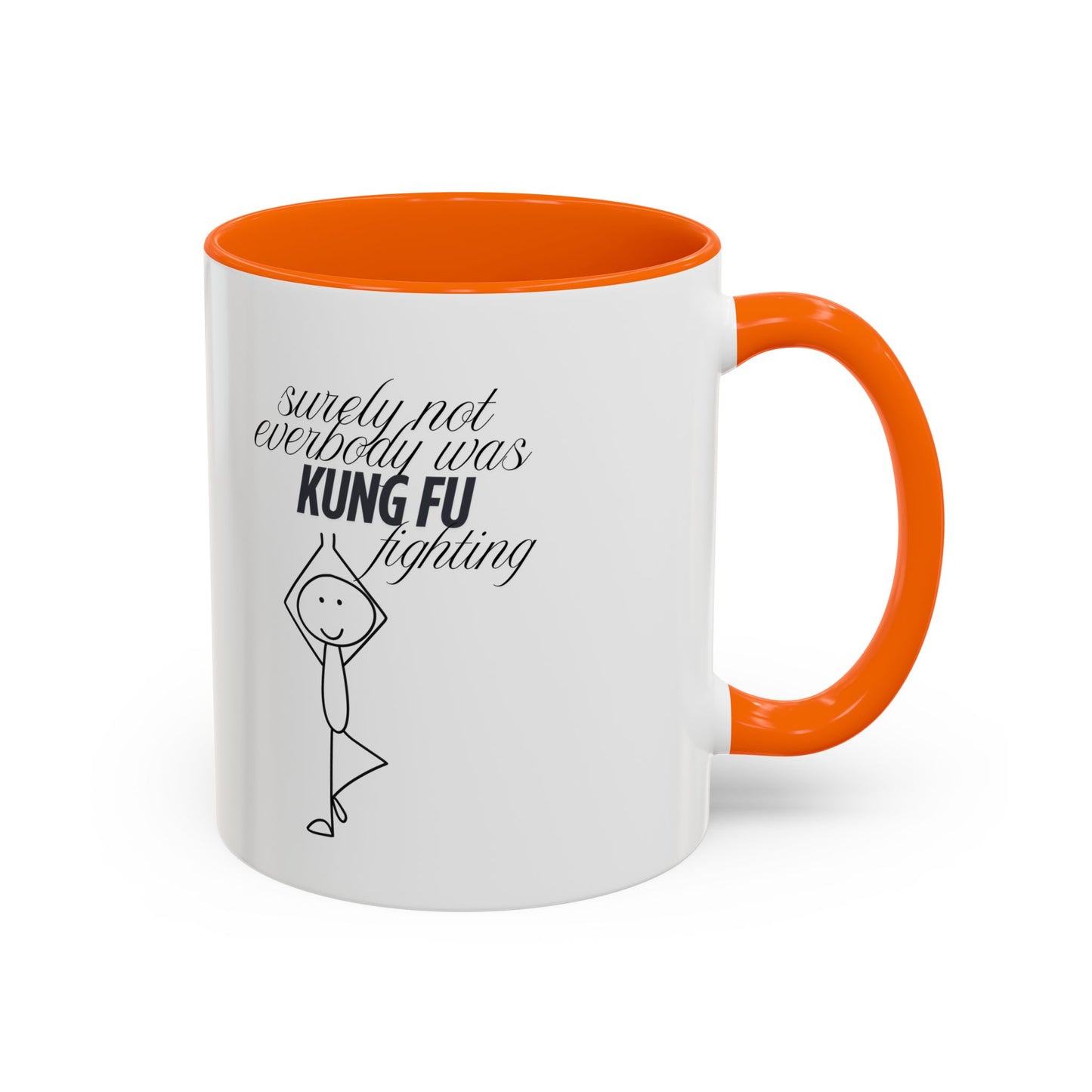 Funny Kung Fu Fighting Coffee Mug - Playful Accent Mug for Coffee Lovers