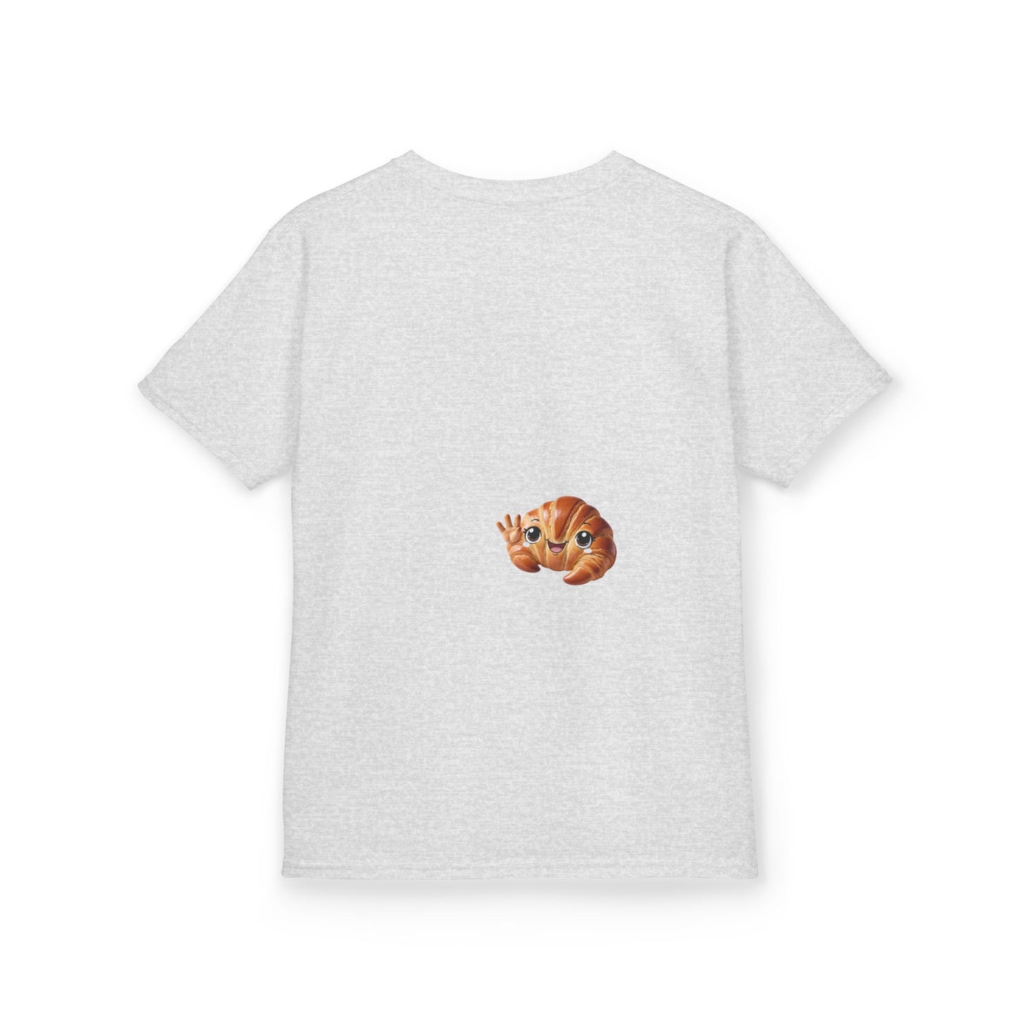 Flake It 'Til You Make It Kids Tee - Fun Croissant Design