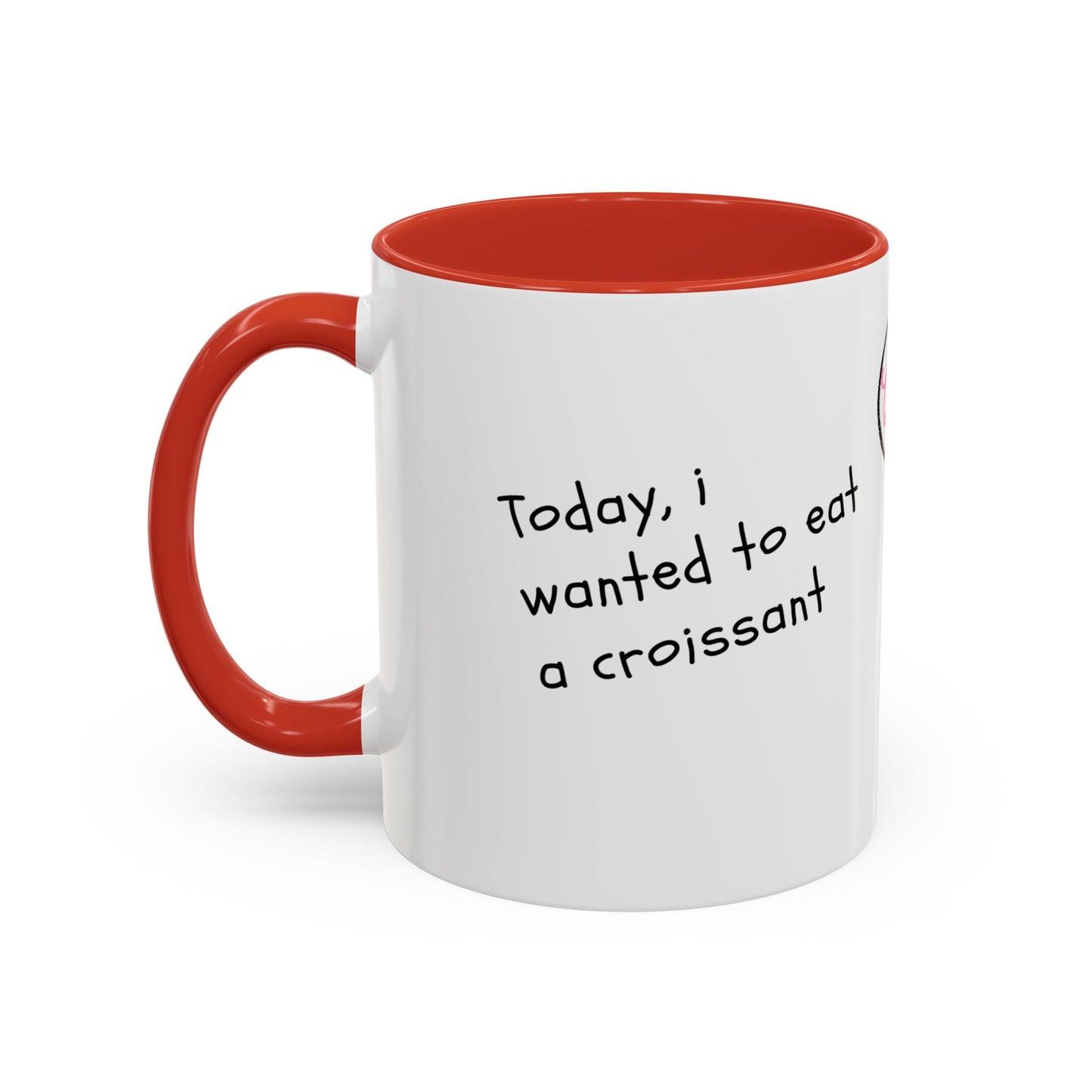 Mug Capybara Croissant Funny Cute Coffee Tea