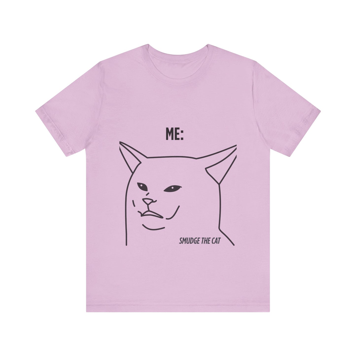 Funny Cat Graphic Tee - Smudge the Cat Design for Cat Lovers