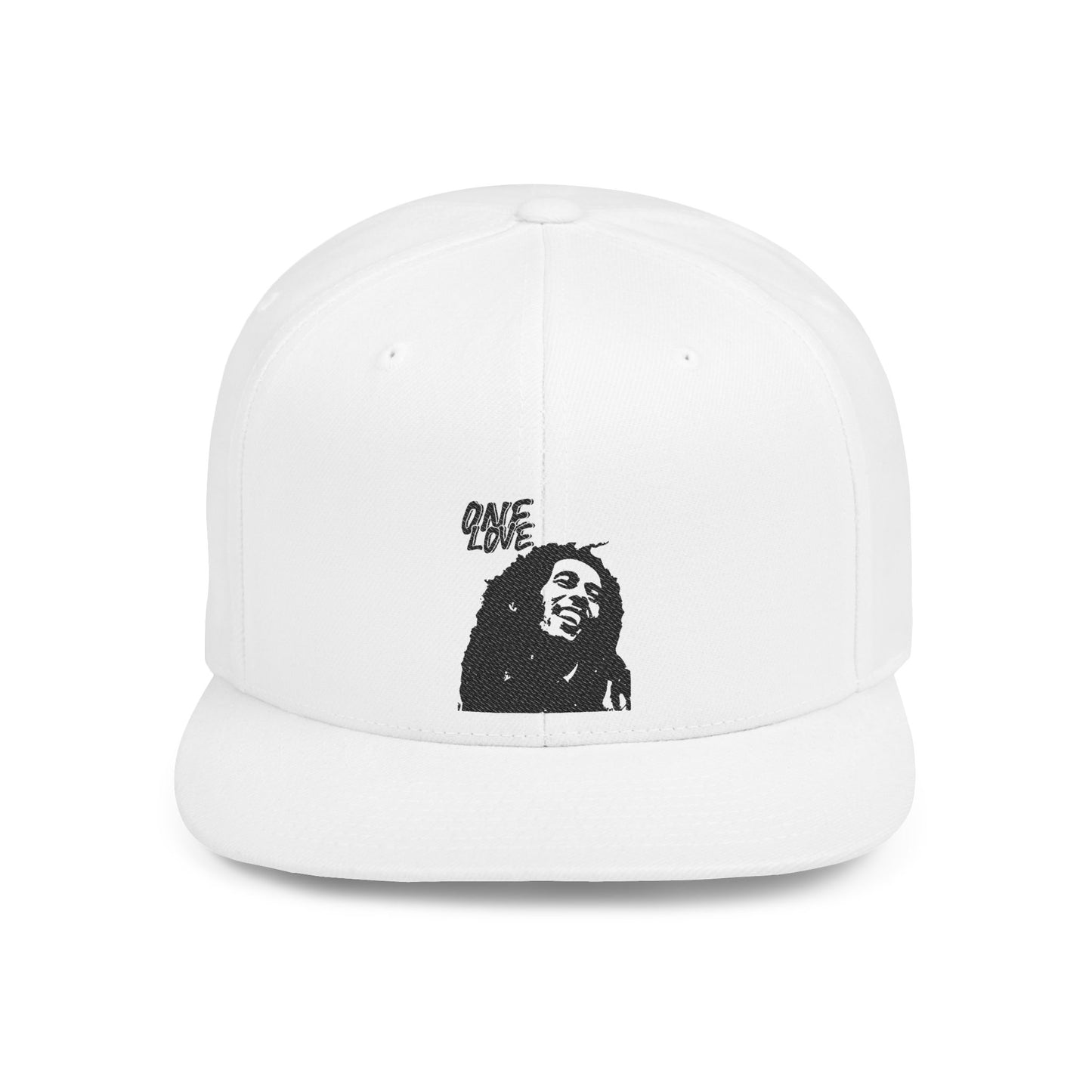 Snapback Cap with 'One Love' Design