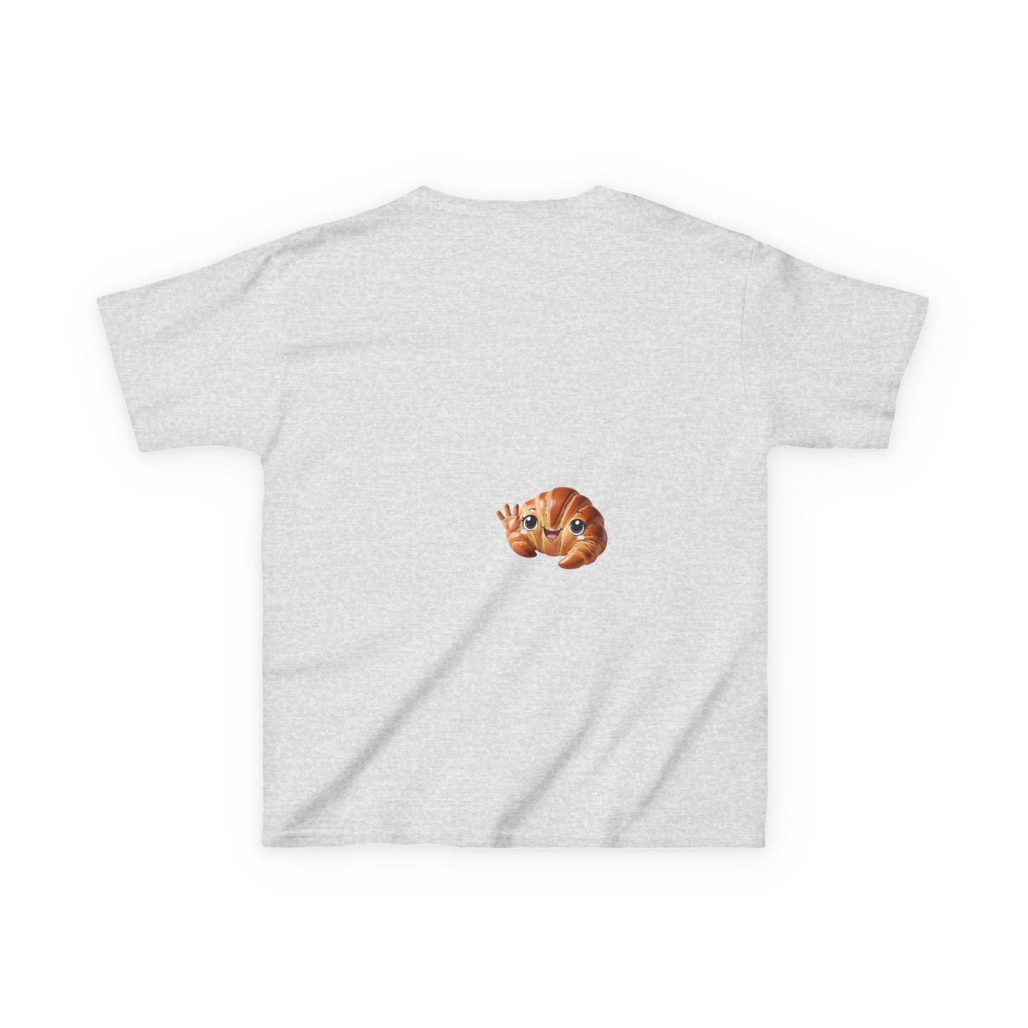 Flake It 'Til You Make It Kids Tee - Fun Croissant Design