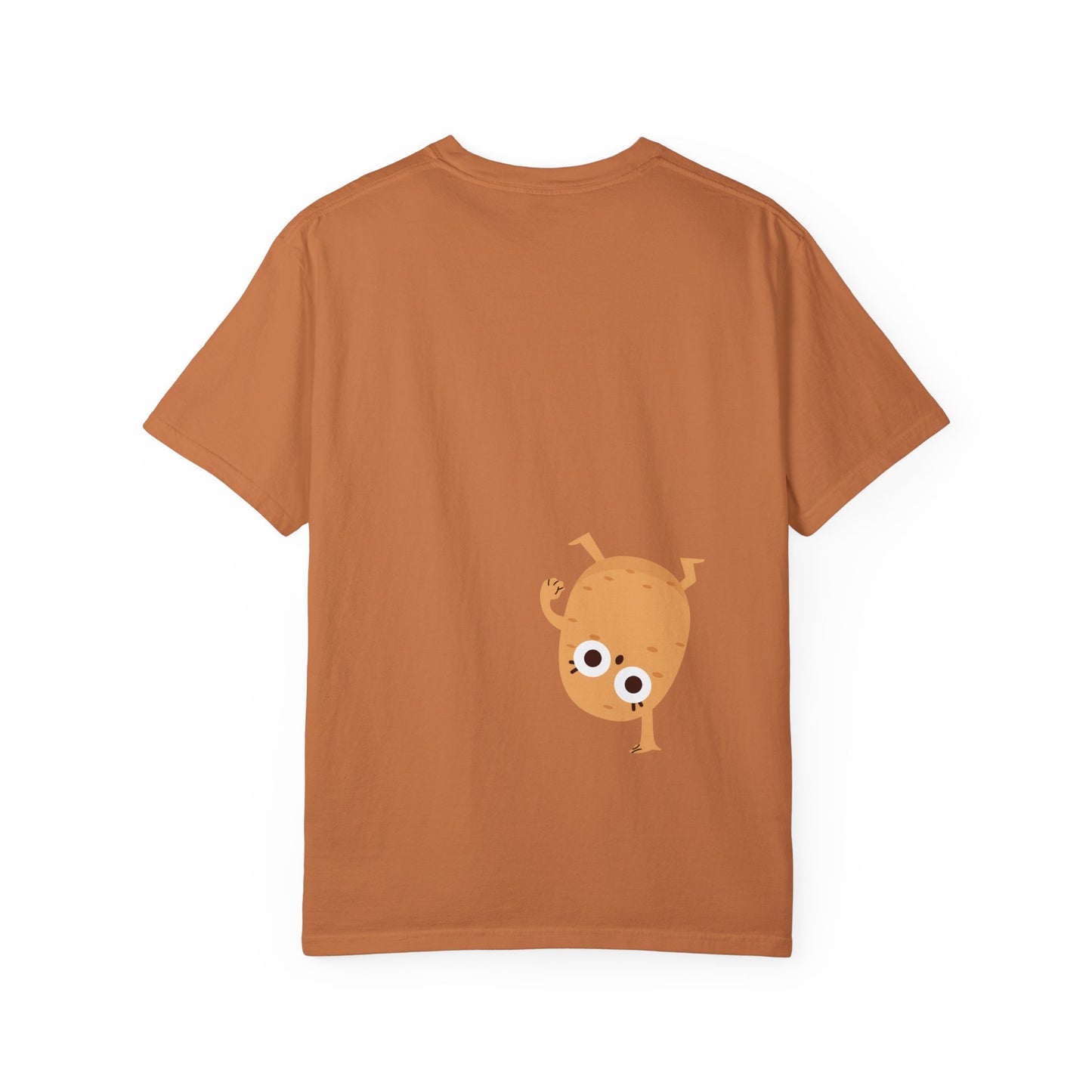 Cute Potato Unisex Garment-Dyed T-Shirt - Fun and Whimsical Design