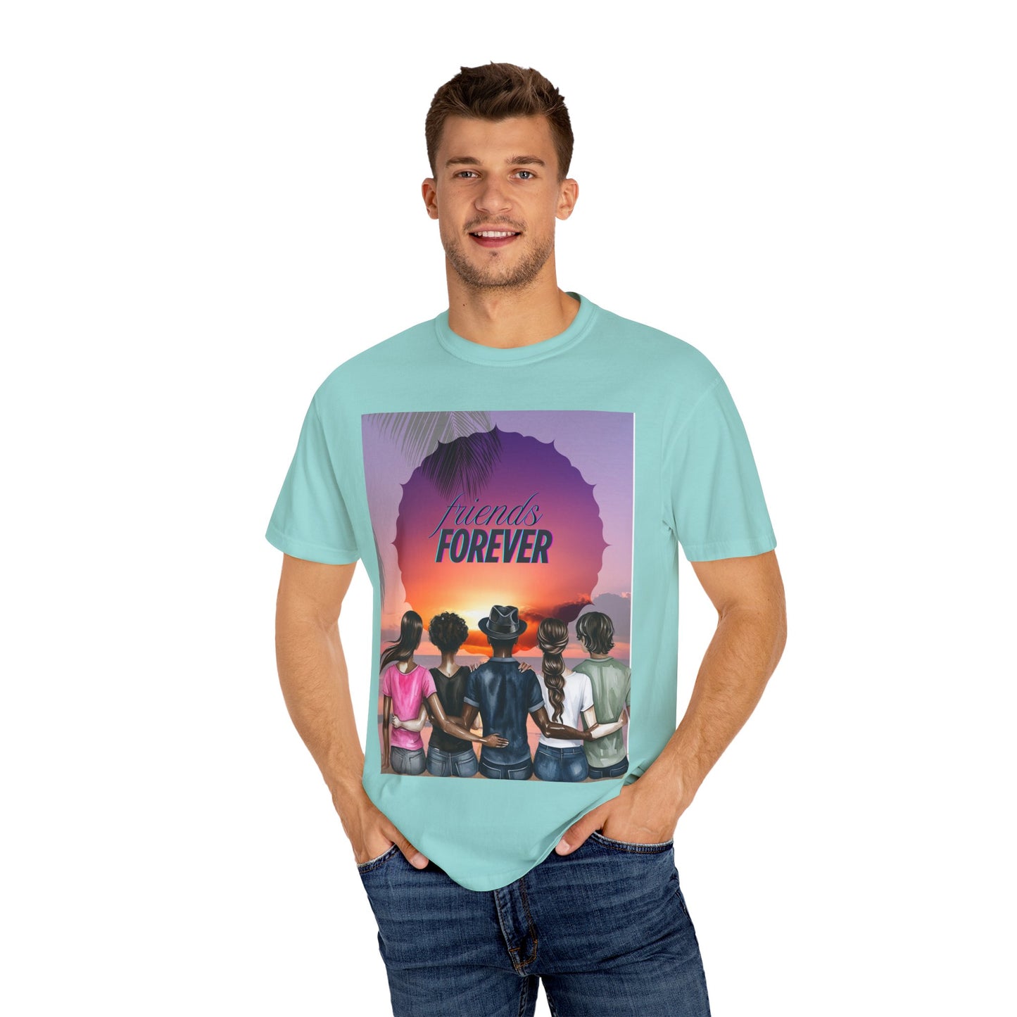 Sunset Friends Forever T-shirt