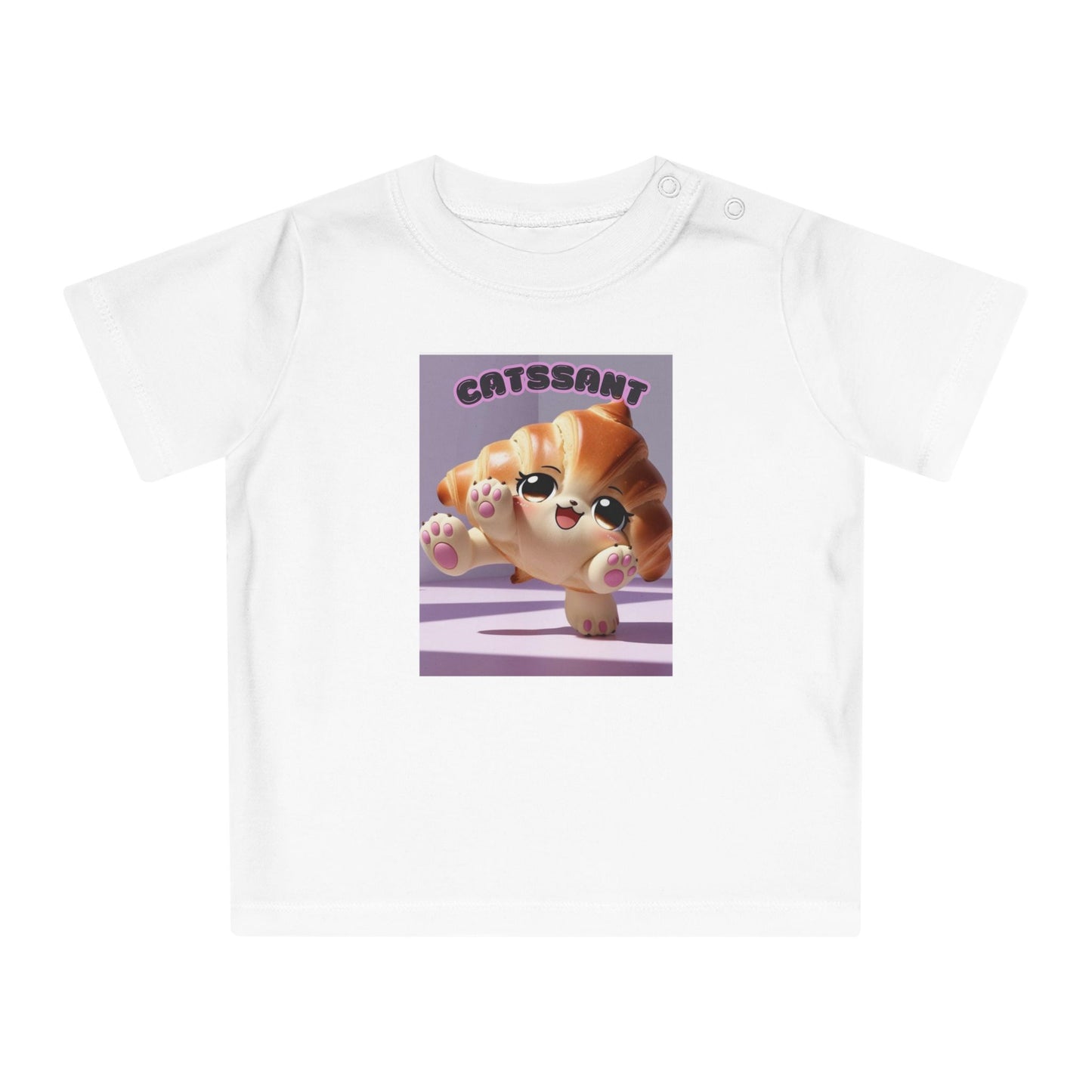 Cat Croissant Baby T-Shirt