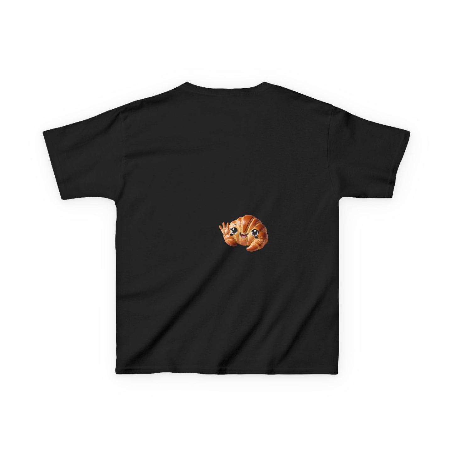 Flake It 'Til You Make It Kids Tee - Fun Croissant Design