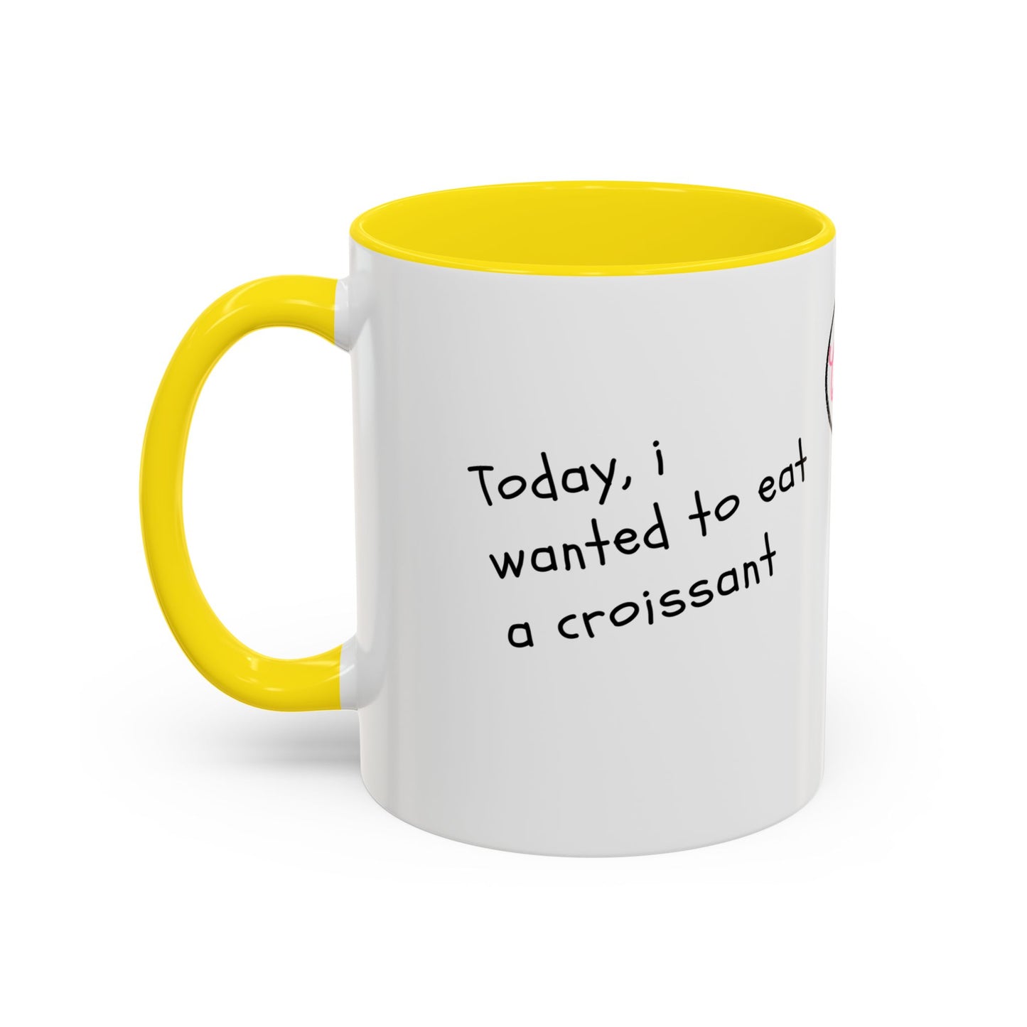 Mug Capybara Croissant Funny Cute Coffee Tea