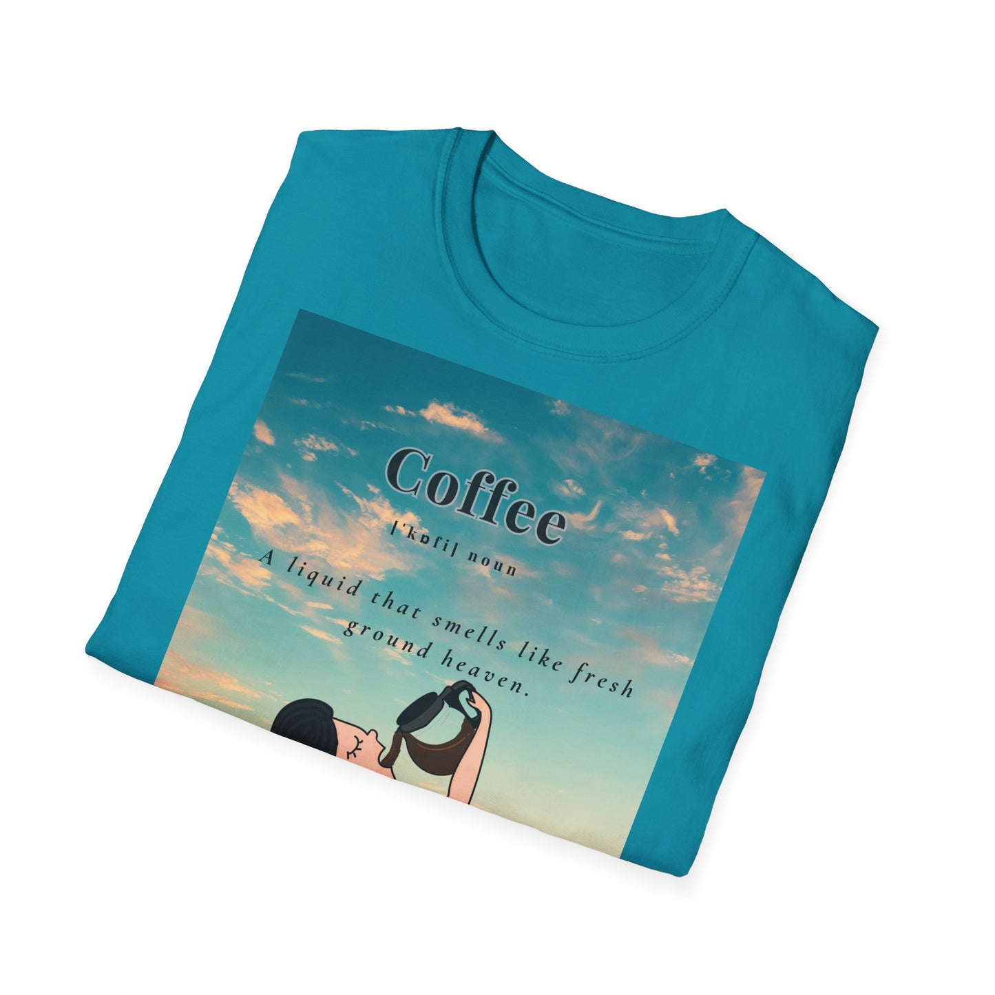 Coffee Heaven Unisex T-Shirt - Caffeine Lovers Gift