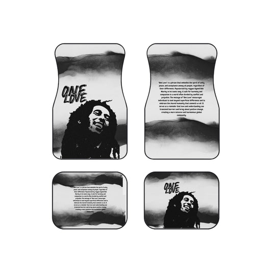 Car Mats one love reggae (Set of 4)