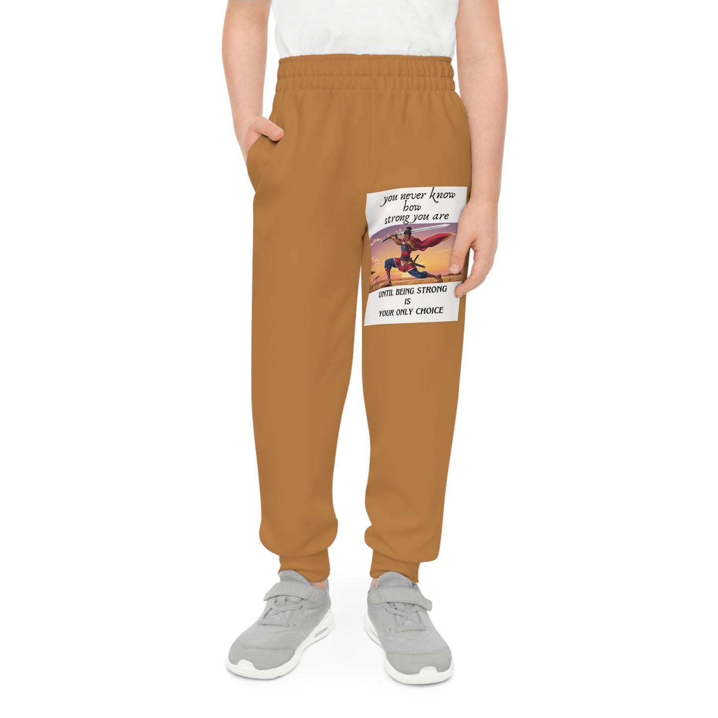 Inspirational Youth Joggers - Strong You Are Design