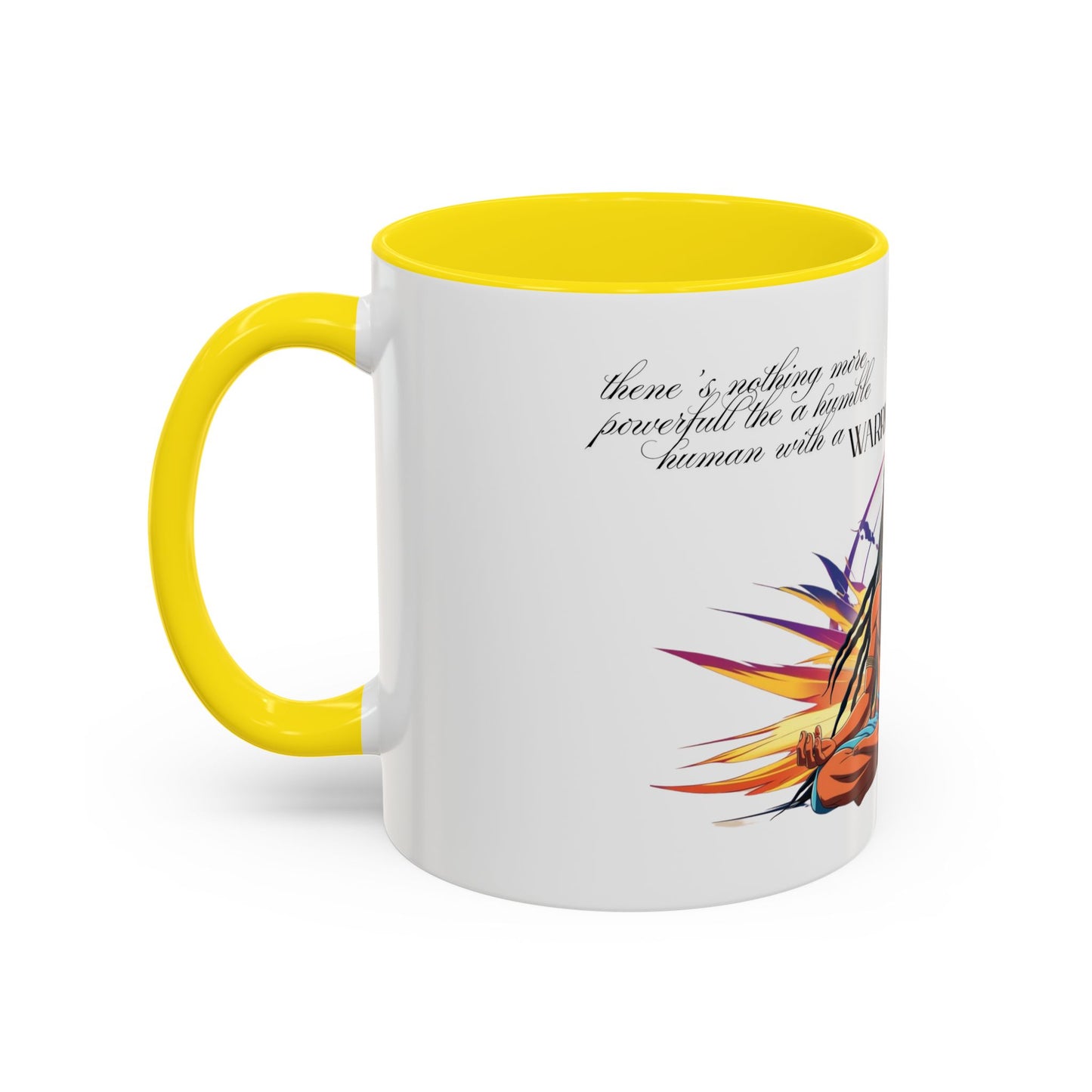 Mug - Quote Warrior Spirit Humble Human