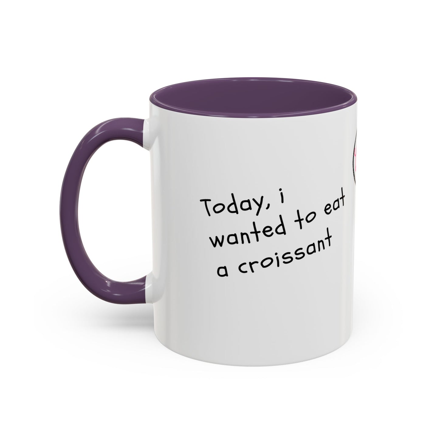 Mug Capybara Croissant Funny Cute Coffee Tea