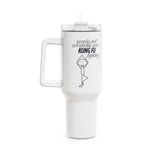 40oz Tumbler - Kungfu Fighting Funny Trend Fun Design