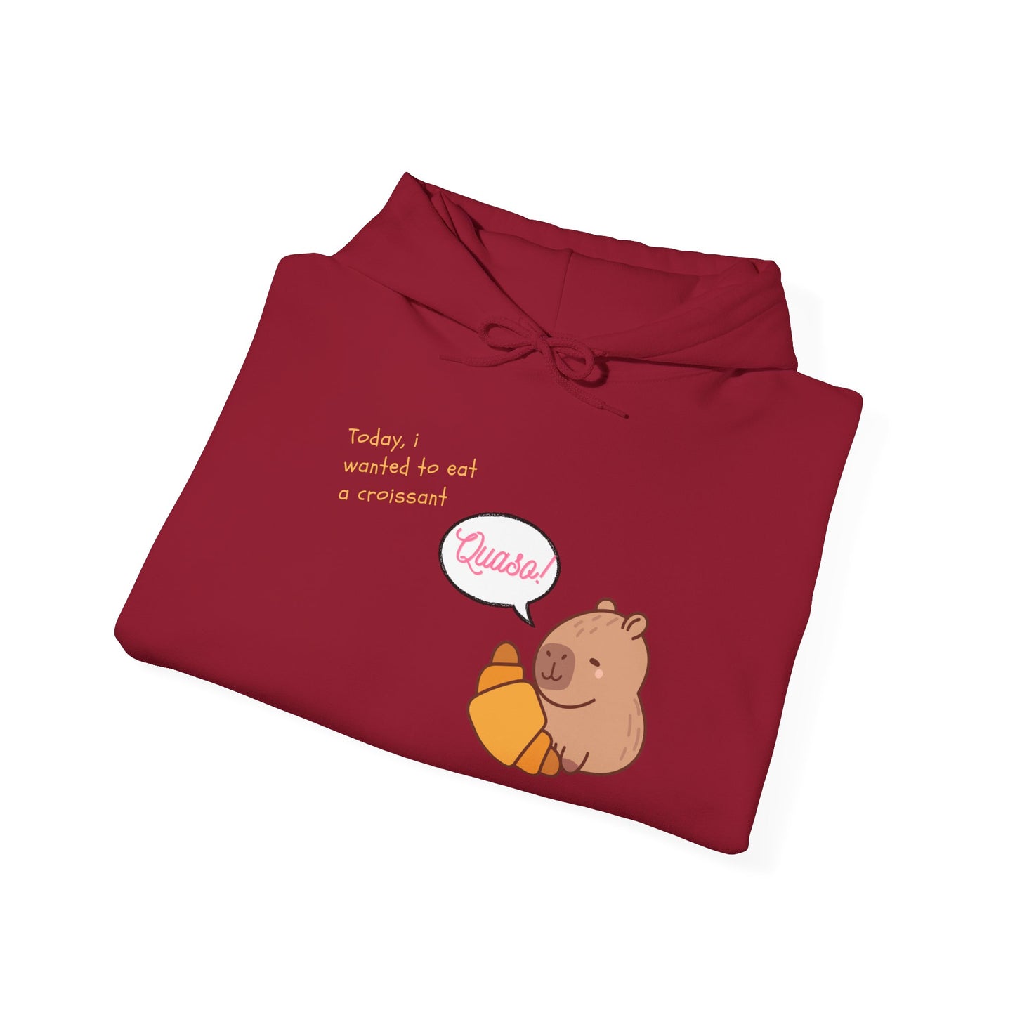 Funny Capybara Hooded Sweatshirt