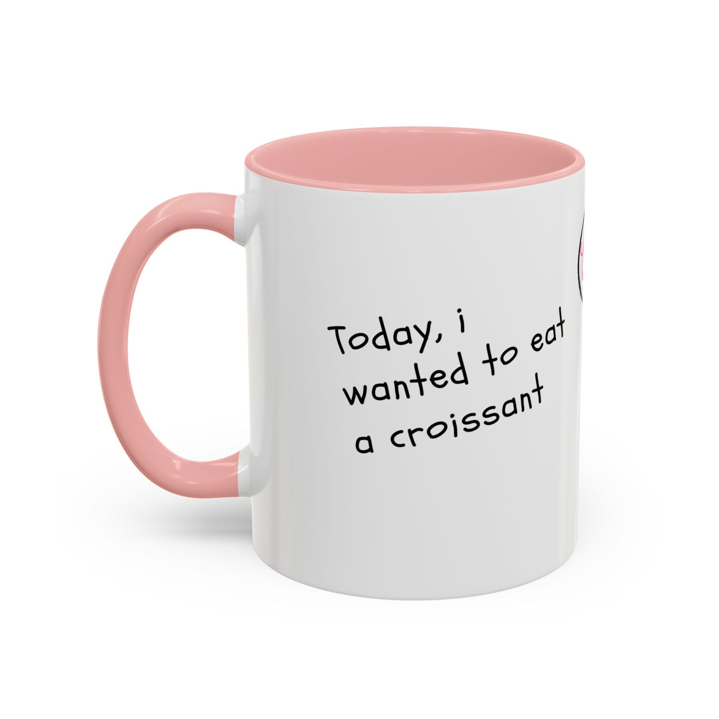 Mug Capybara Croissant Funny Cute Coffee Tea