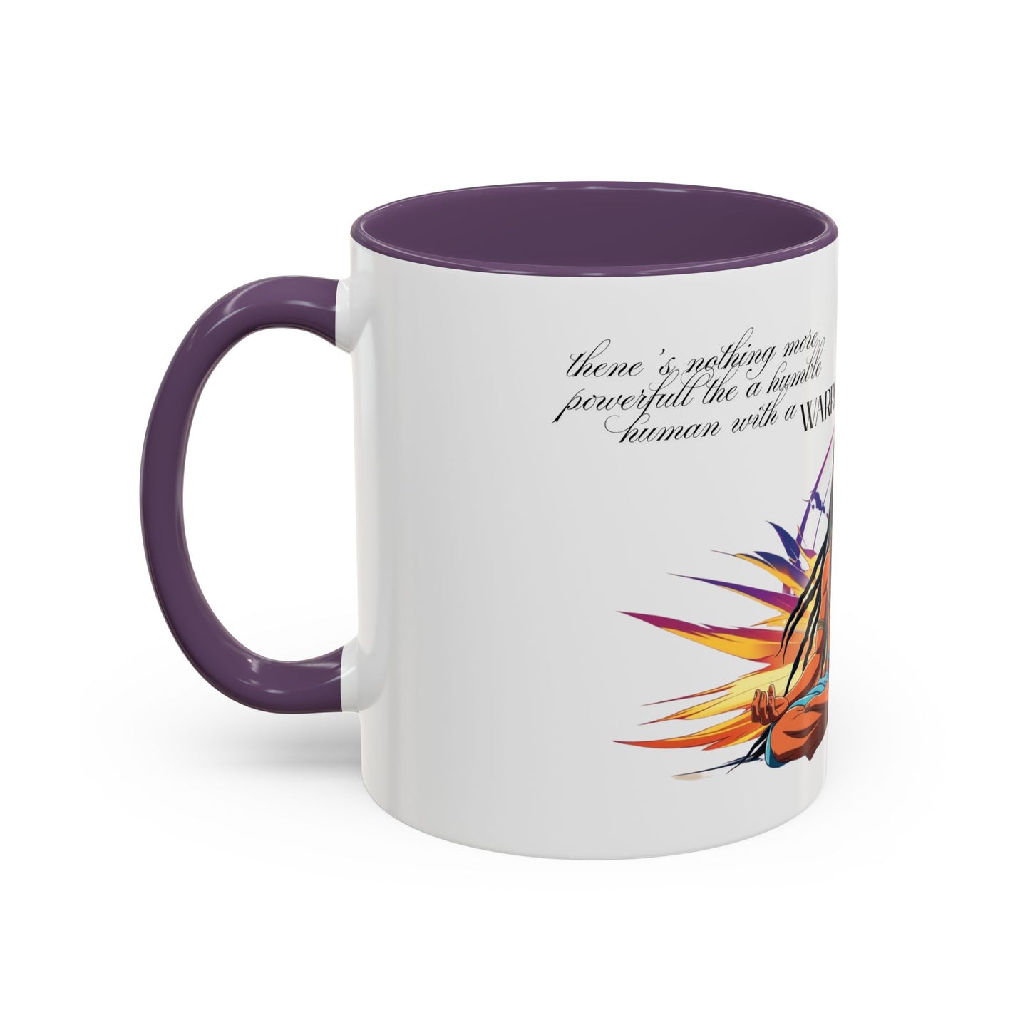 Mug - Quote Warrior Spirit Humble Human