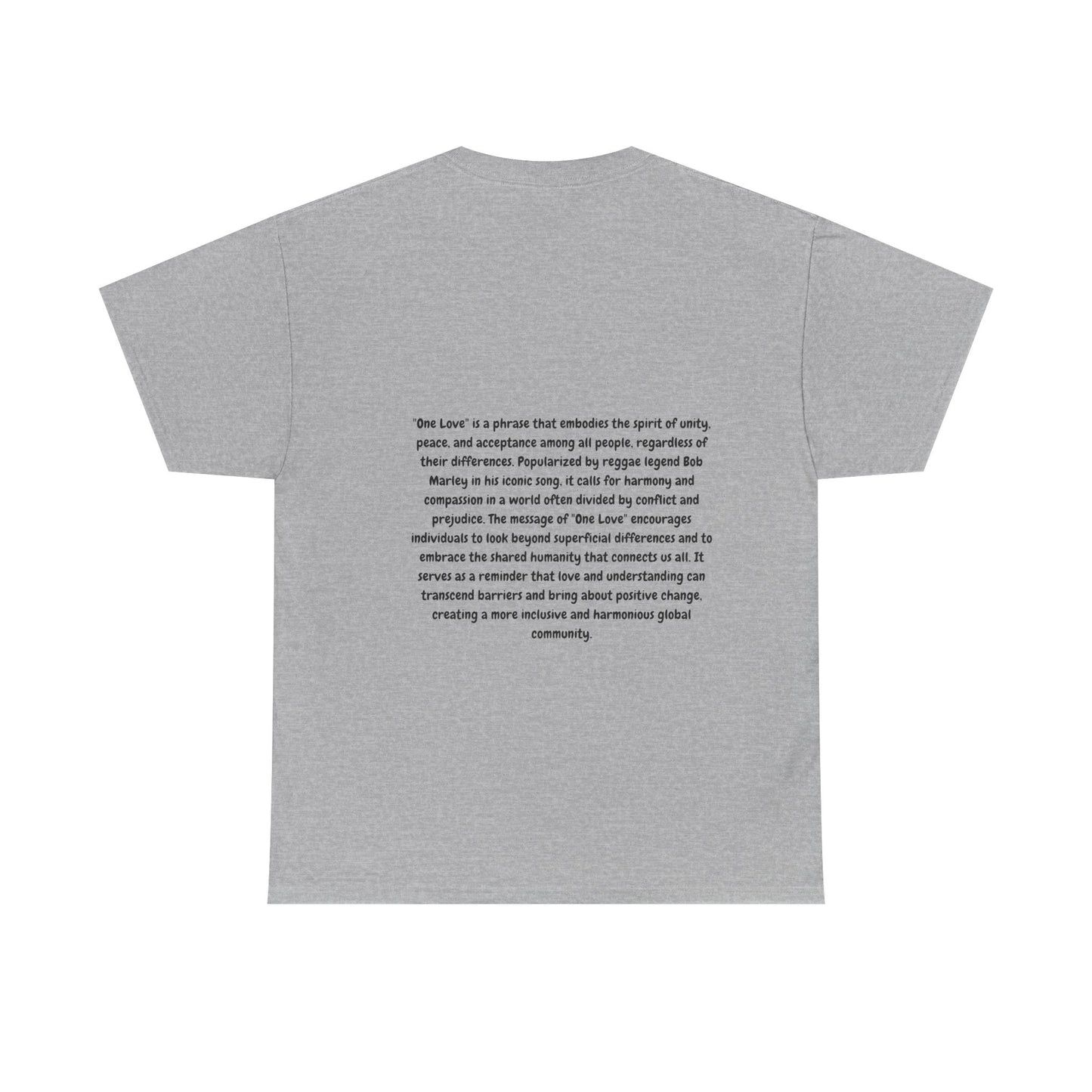 T-Shirt - One Love One Unity Graphic Tee