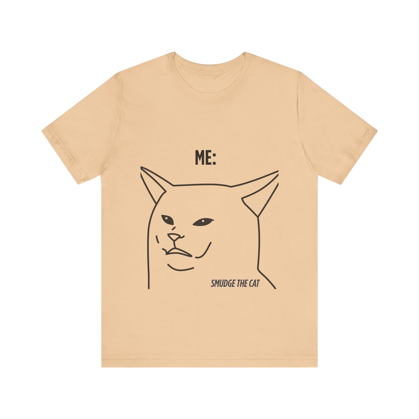 Funny Cat Graphic Tee - Smudge the Cat Design for Cat Lovers